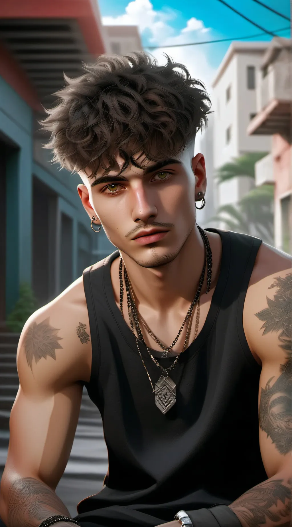 ai character: Max background