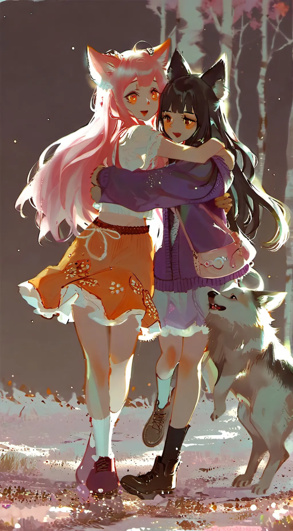 ai character: ~Tia And Zana~ background