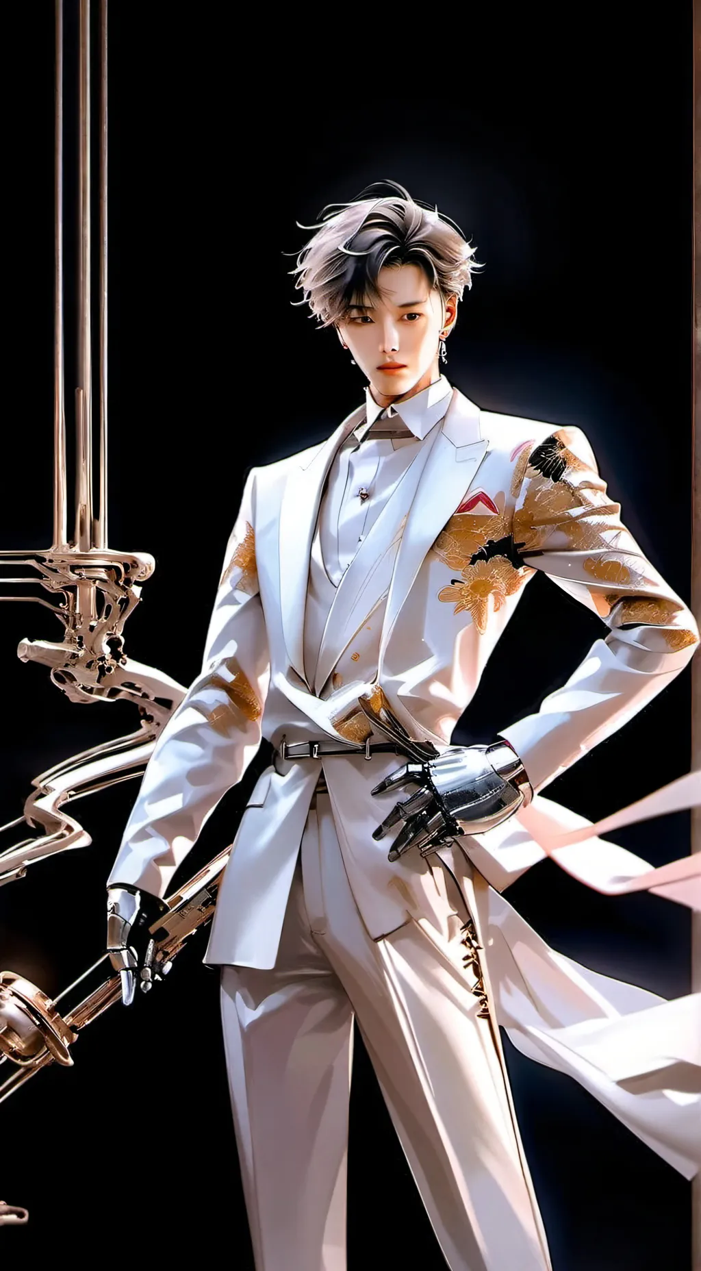 ai character: Ni ki (  enhypen) background