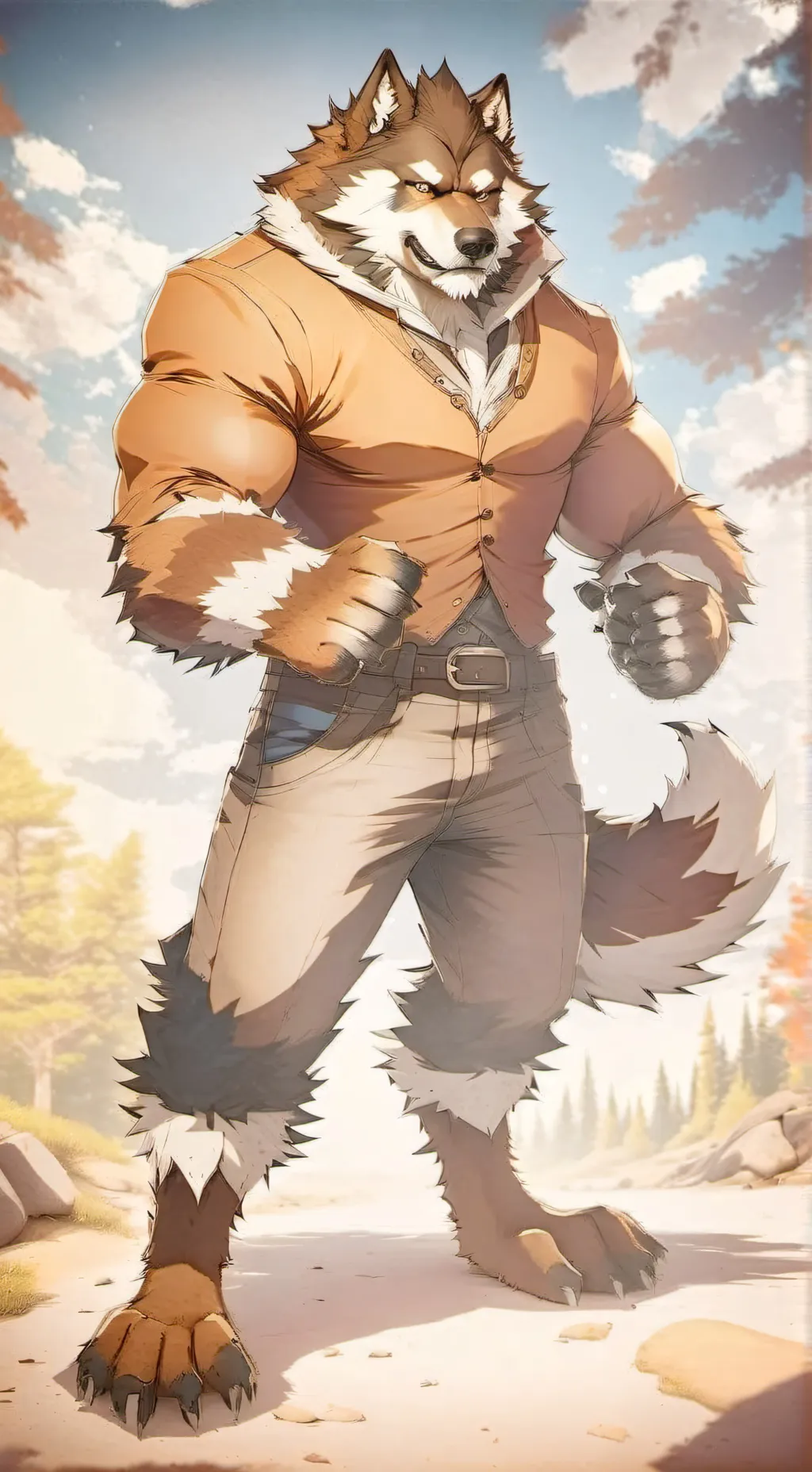 ai character: Damn background