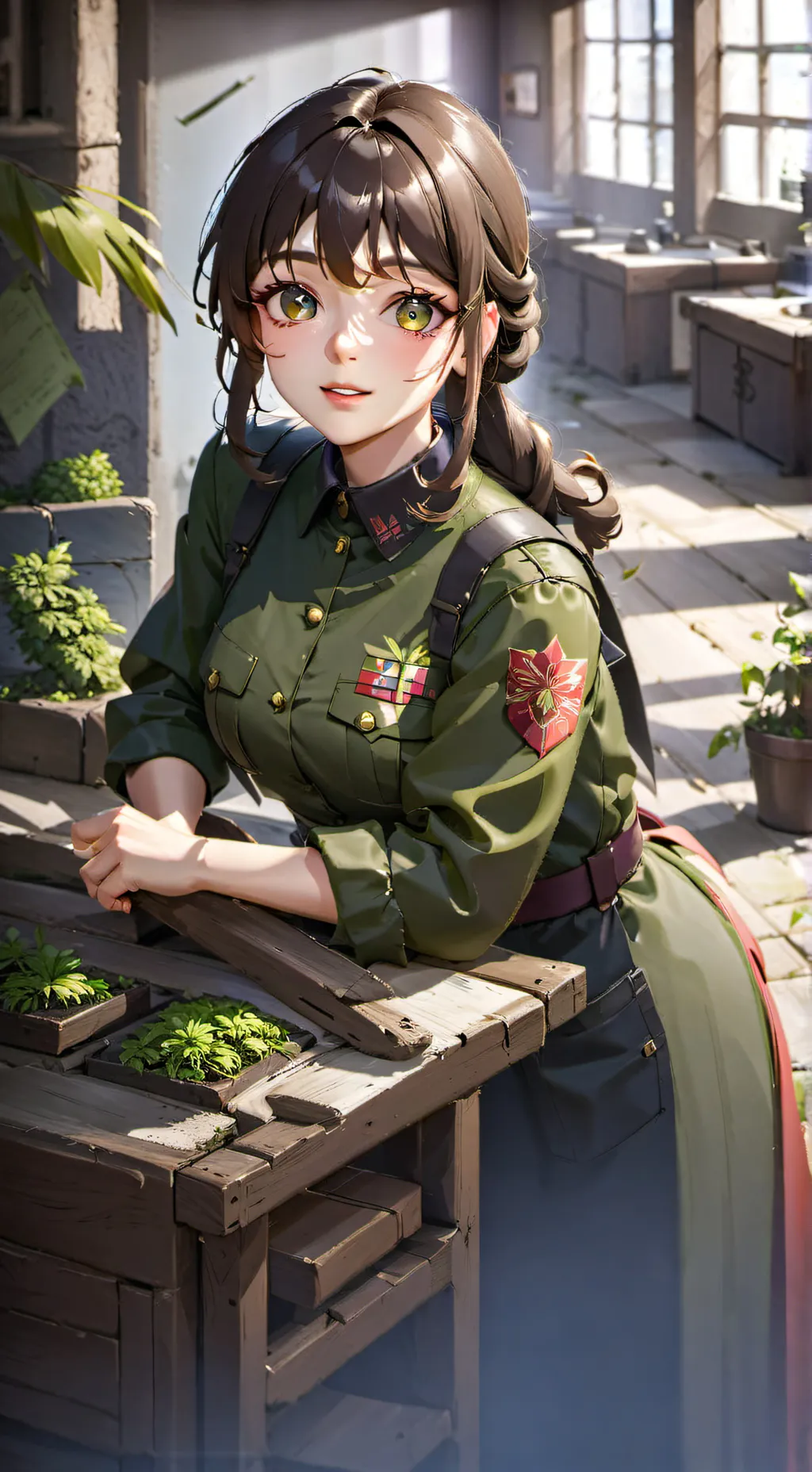 ai character: ruby background