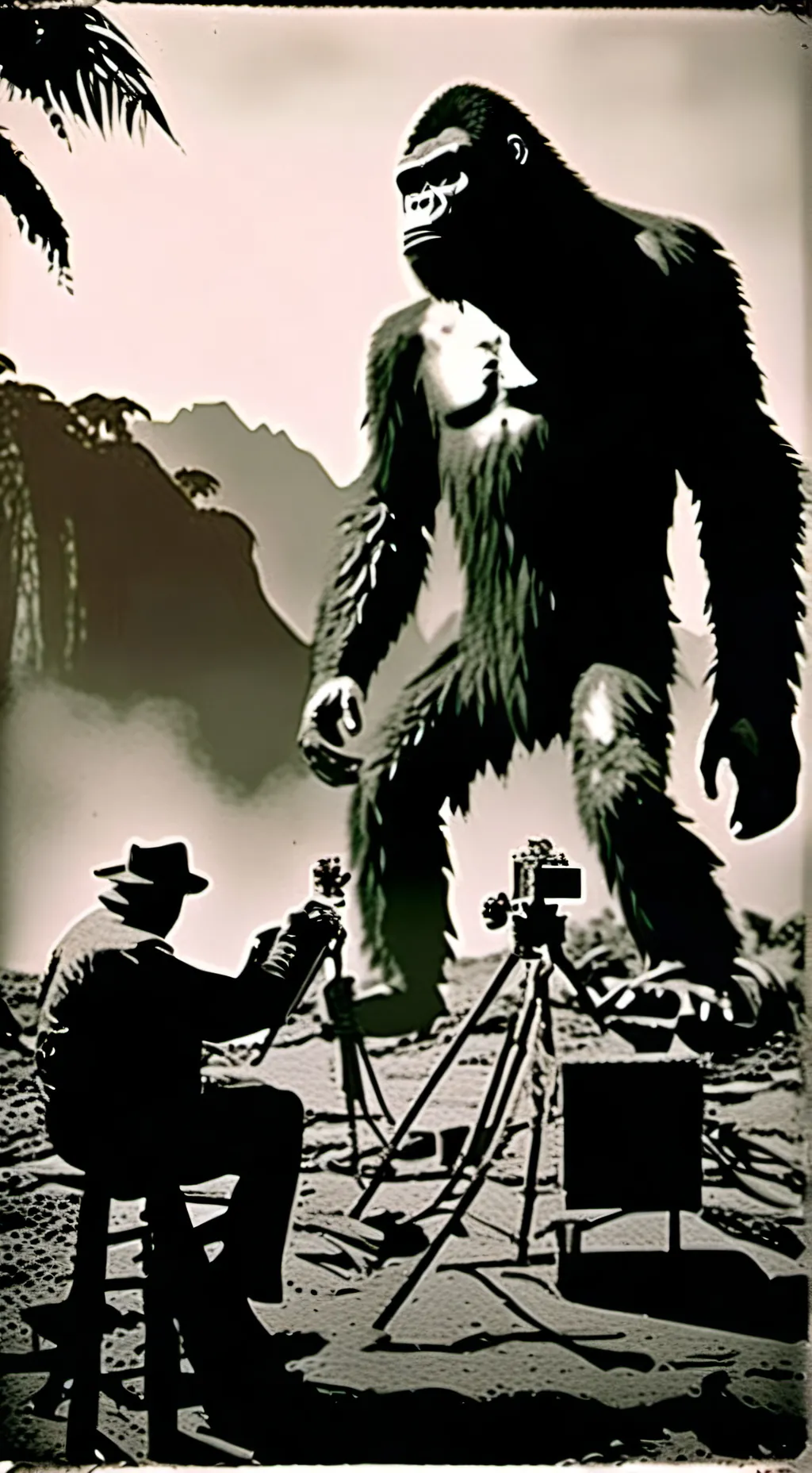 ai character: King kong 2005 background