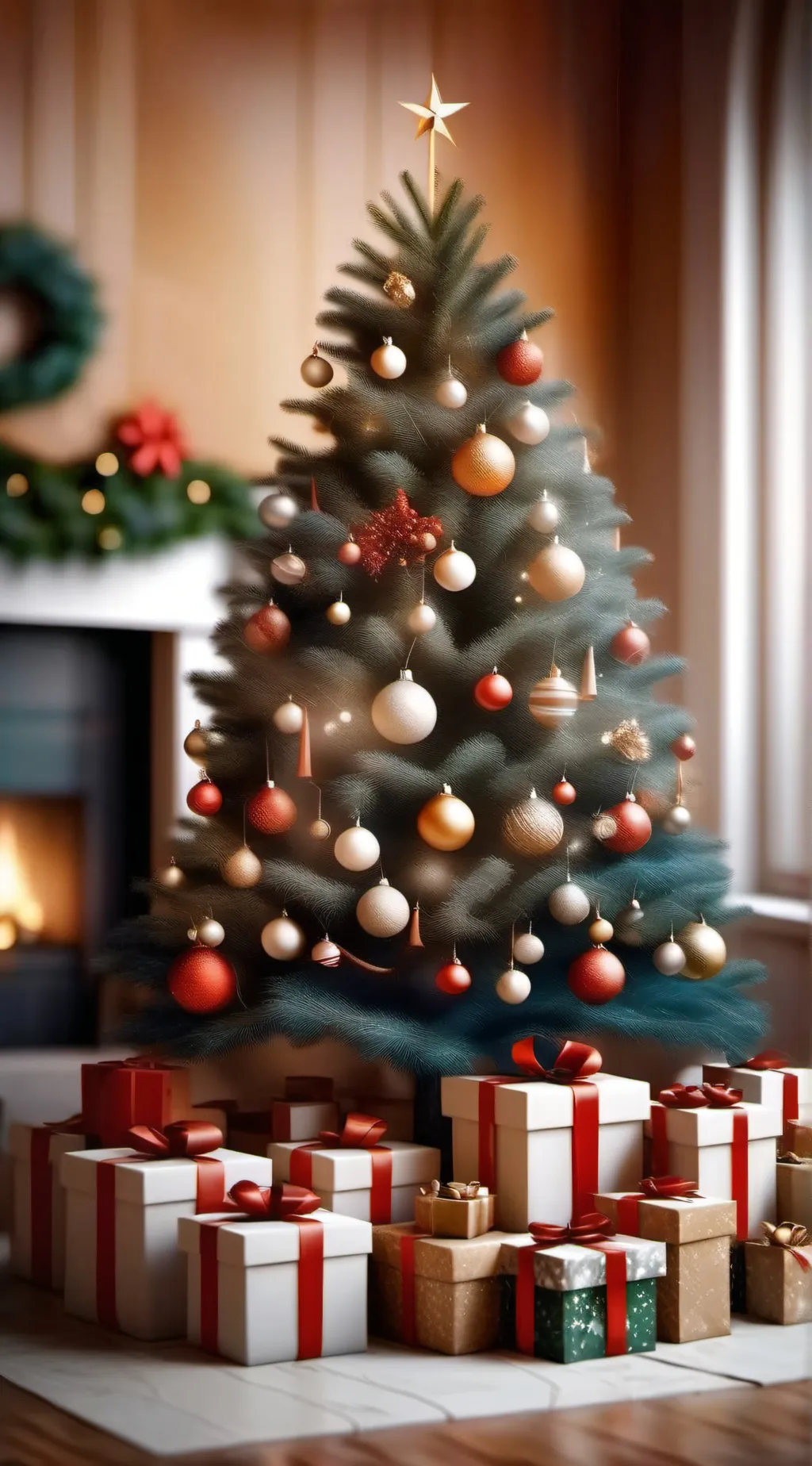 ai character: Crismas Gift  background