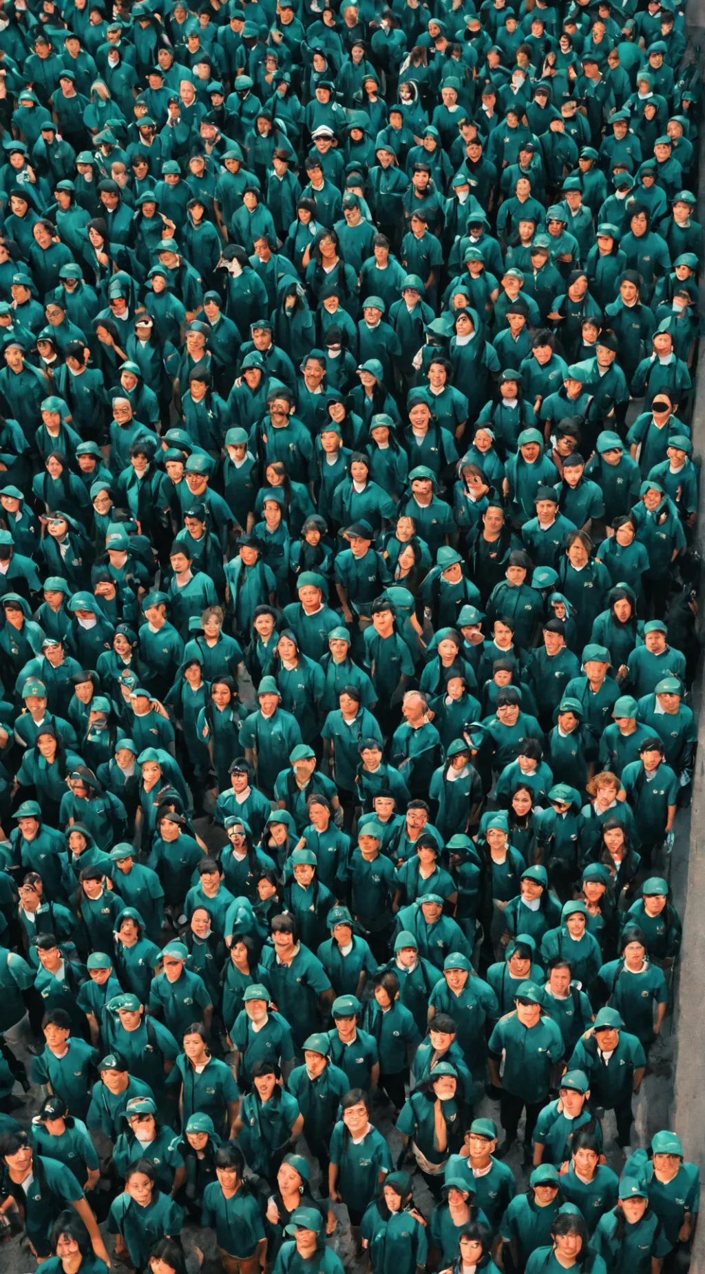 ai character: Squid game players background