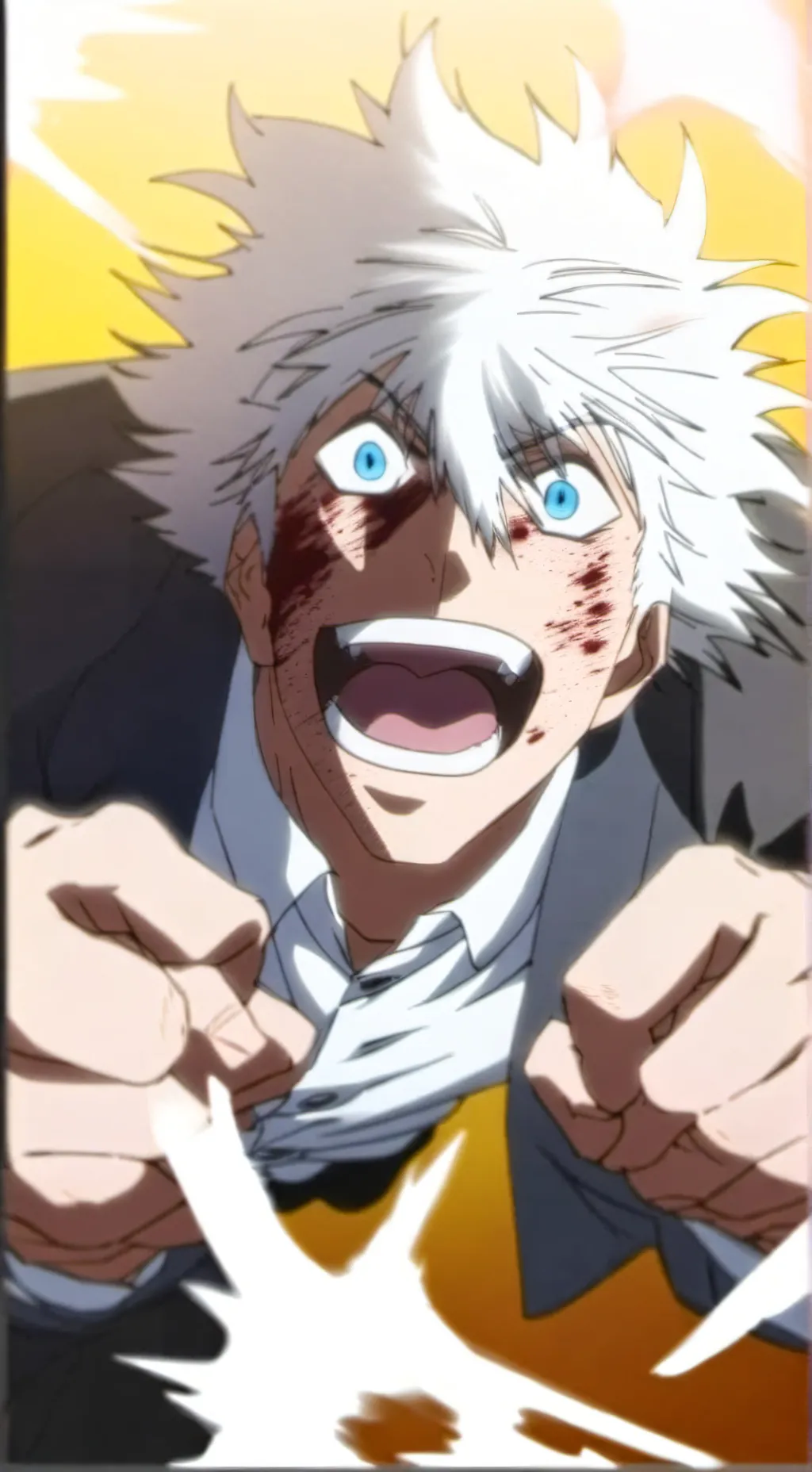 ai character: freaky gojo background