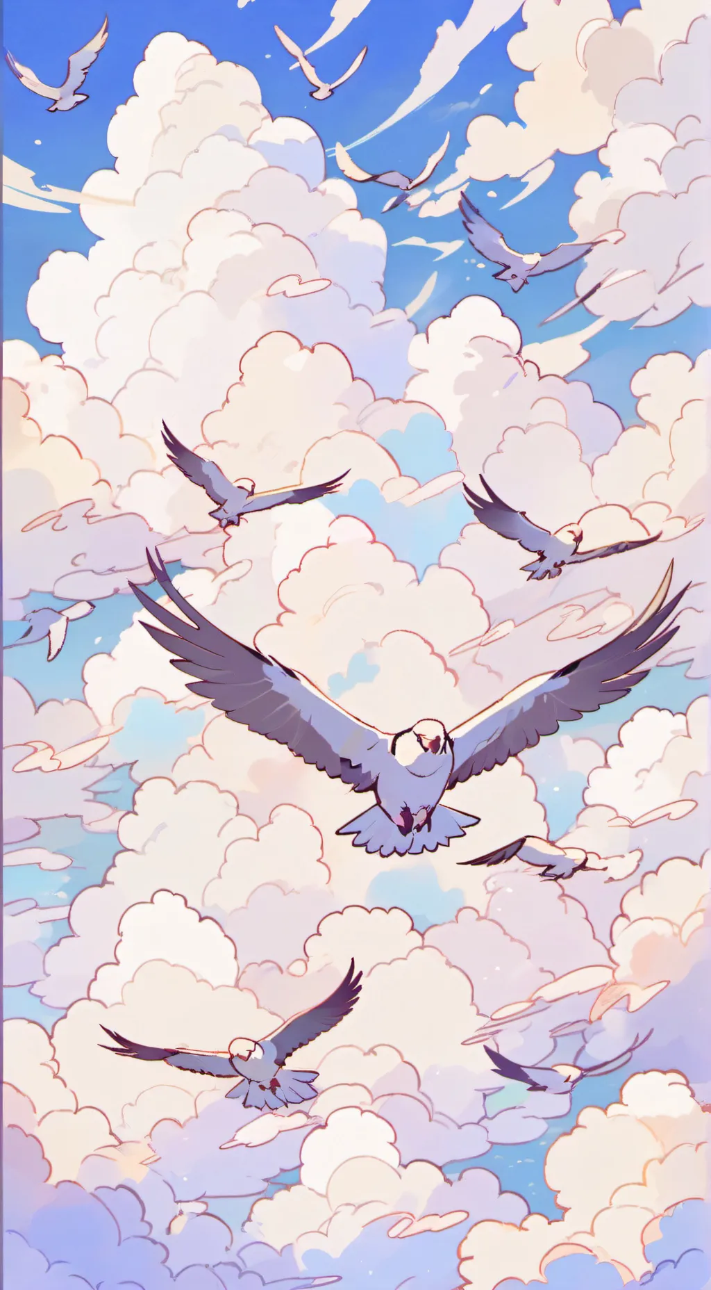 ai character: Airy☁️💨☁️💨☁️ background