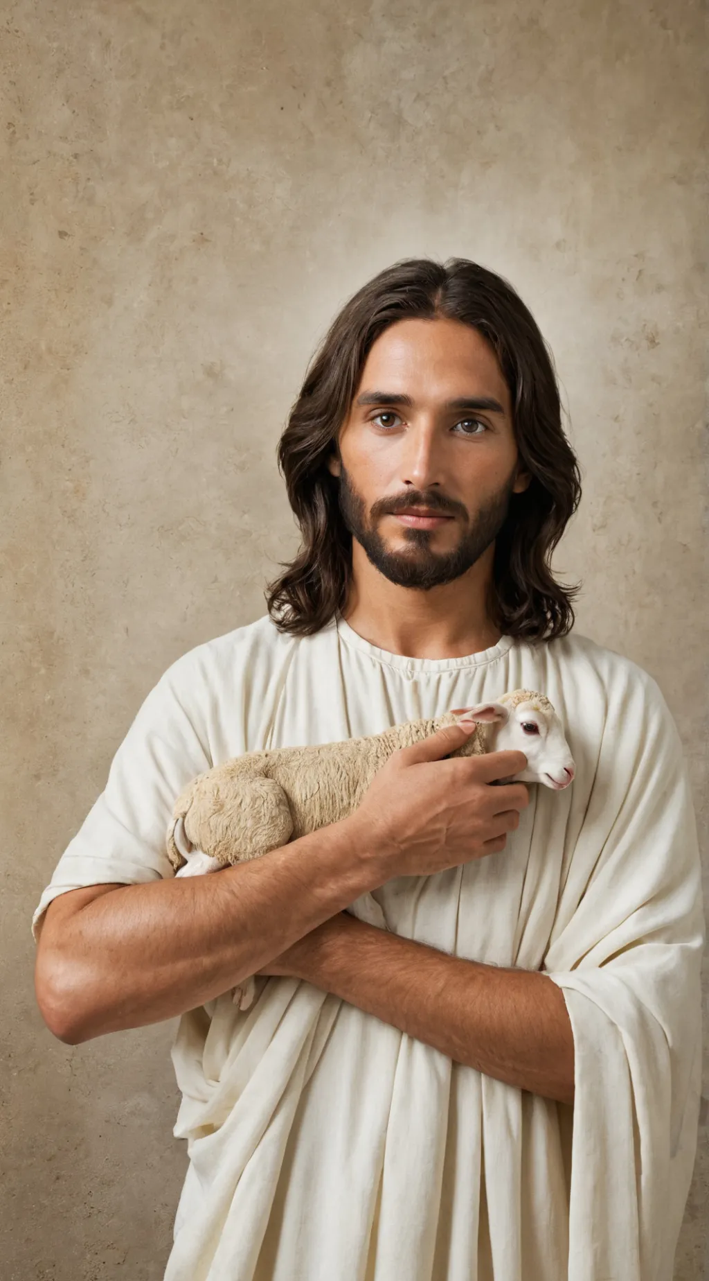 ai character: Jesús background