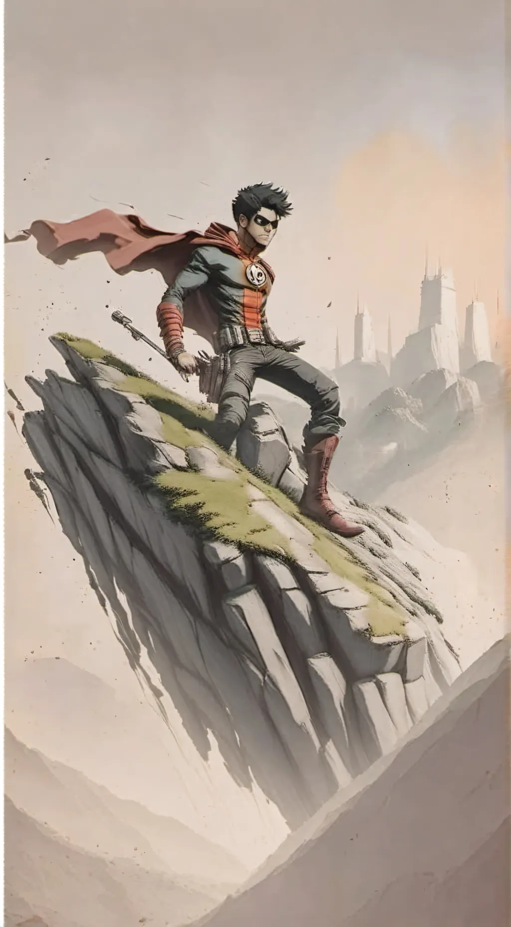 ai character: Teen titans  background