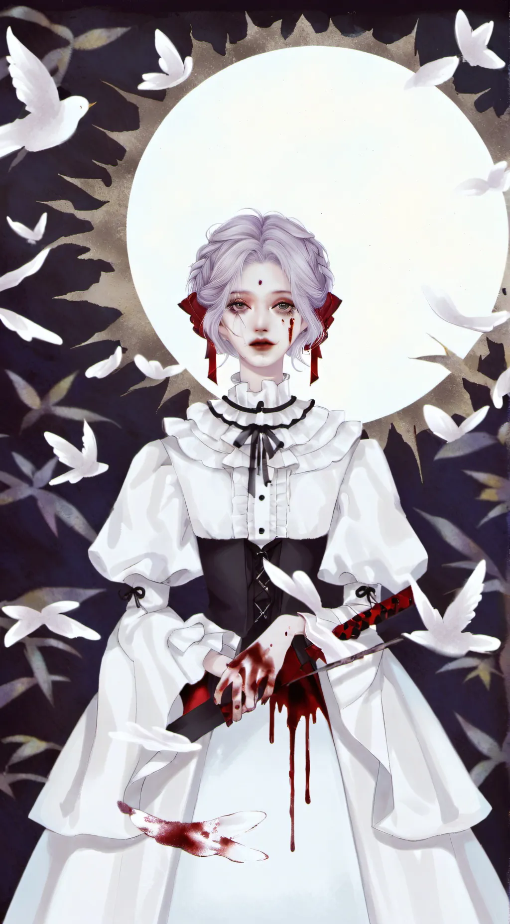 ai character: wenda (horror) background