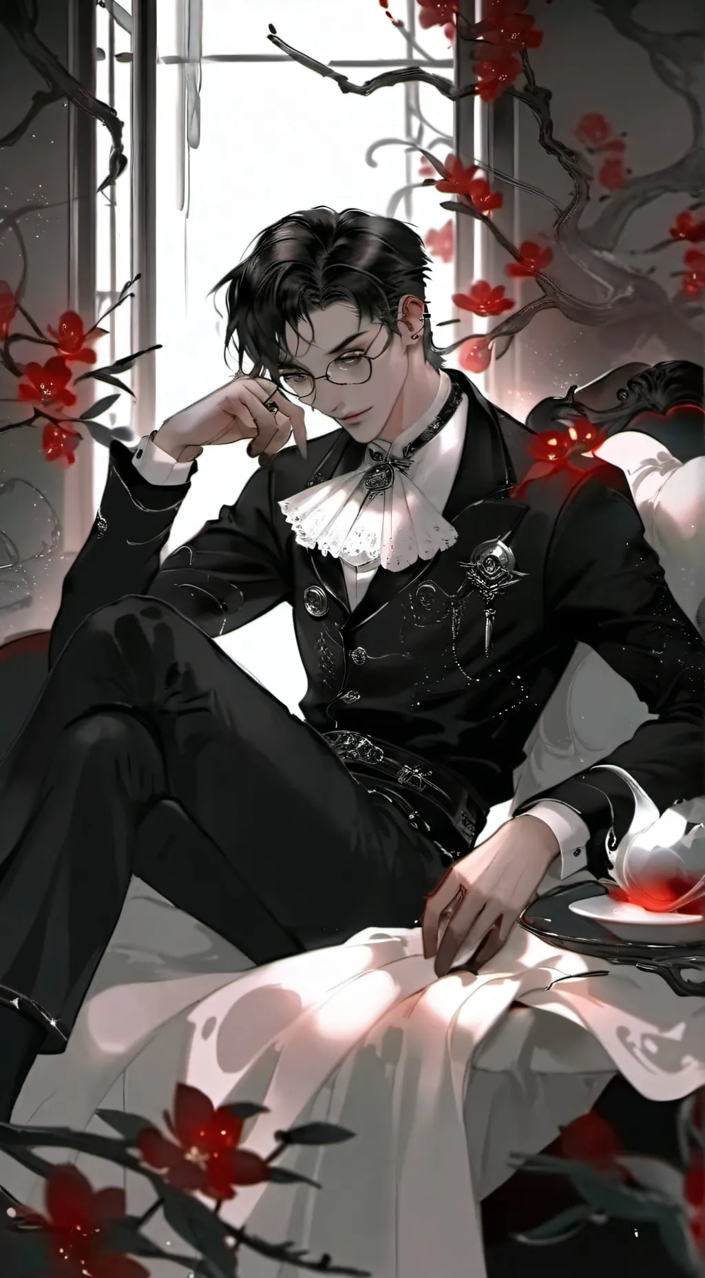 ai character: Focus background