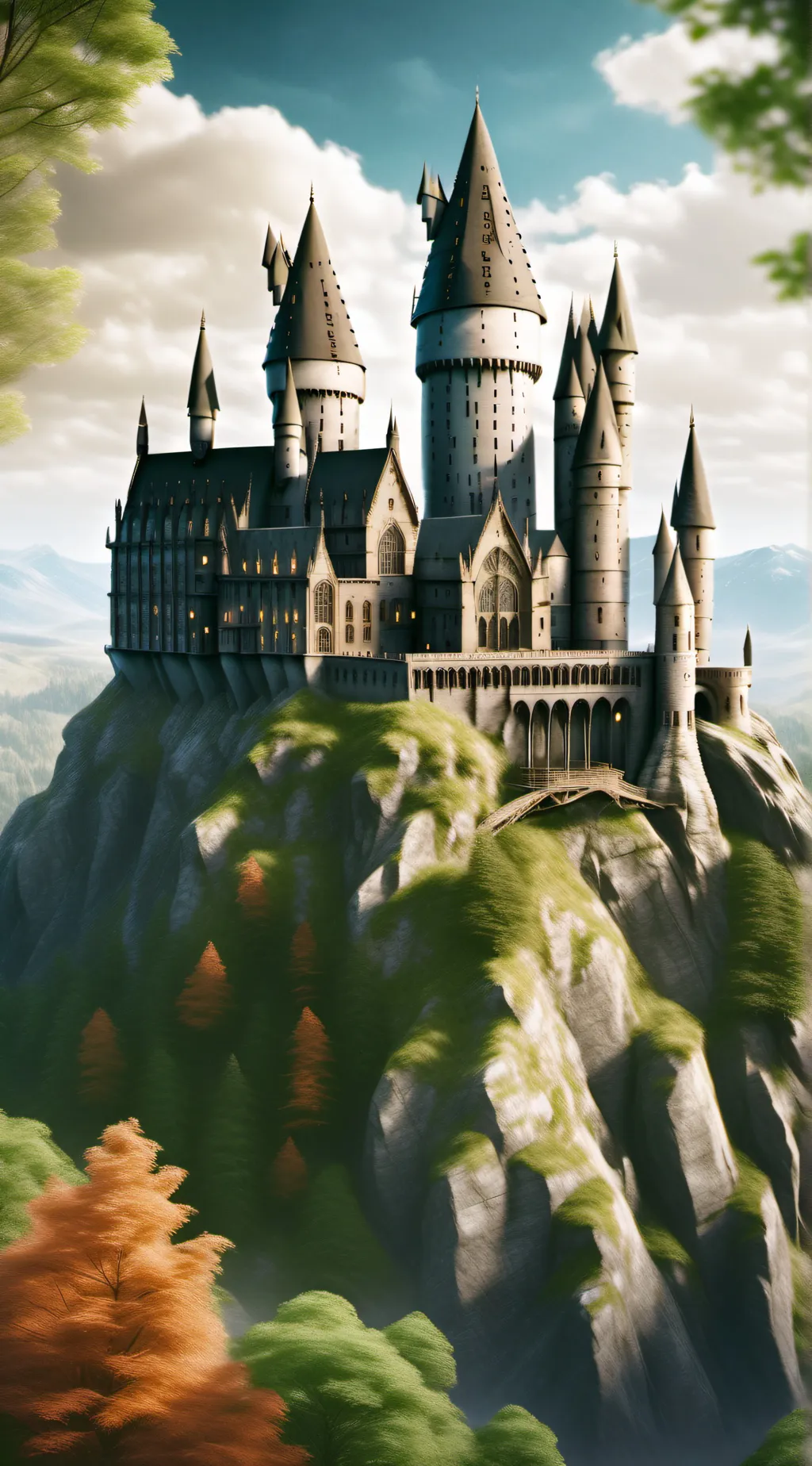 ai character: Hogwarts background
