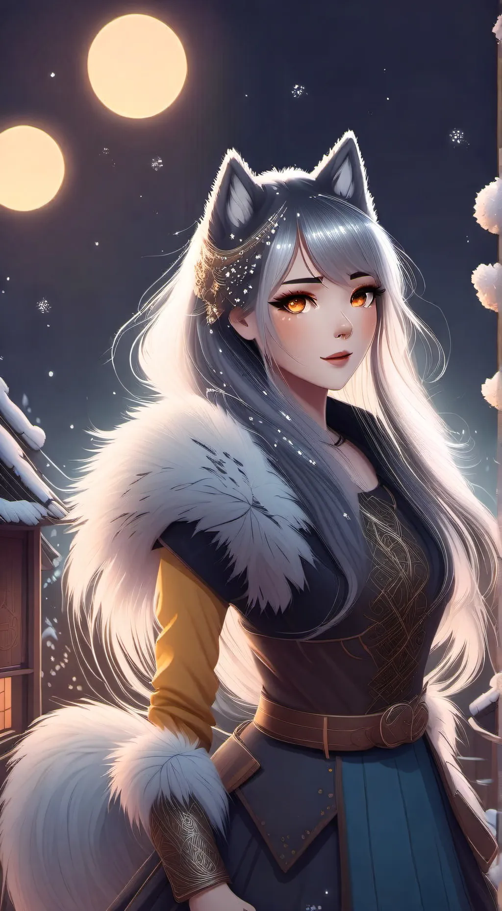 ai character: silver background