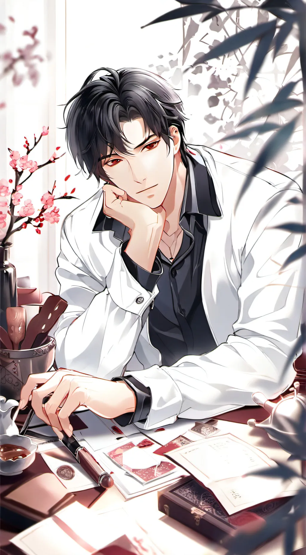 ai character: Дядя background