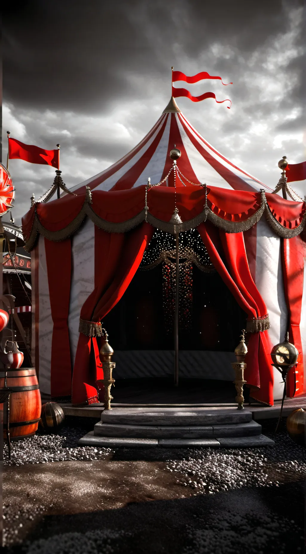 ai character: Digital Circus background