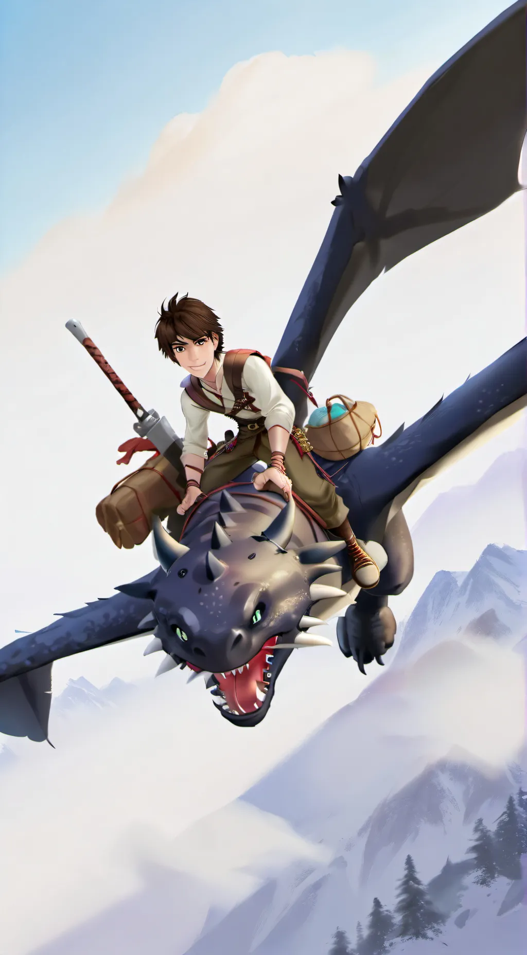 ai character: httyd background