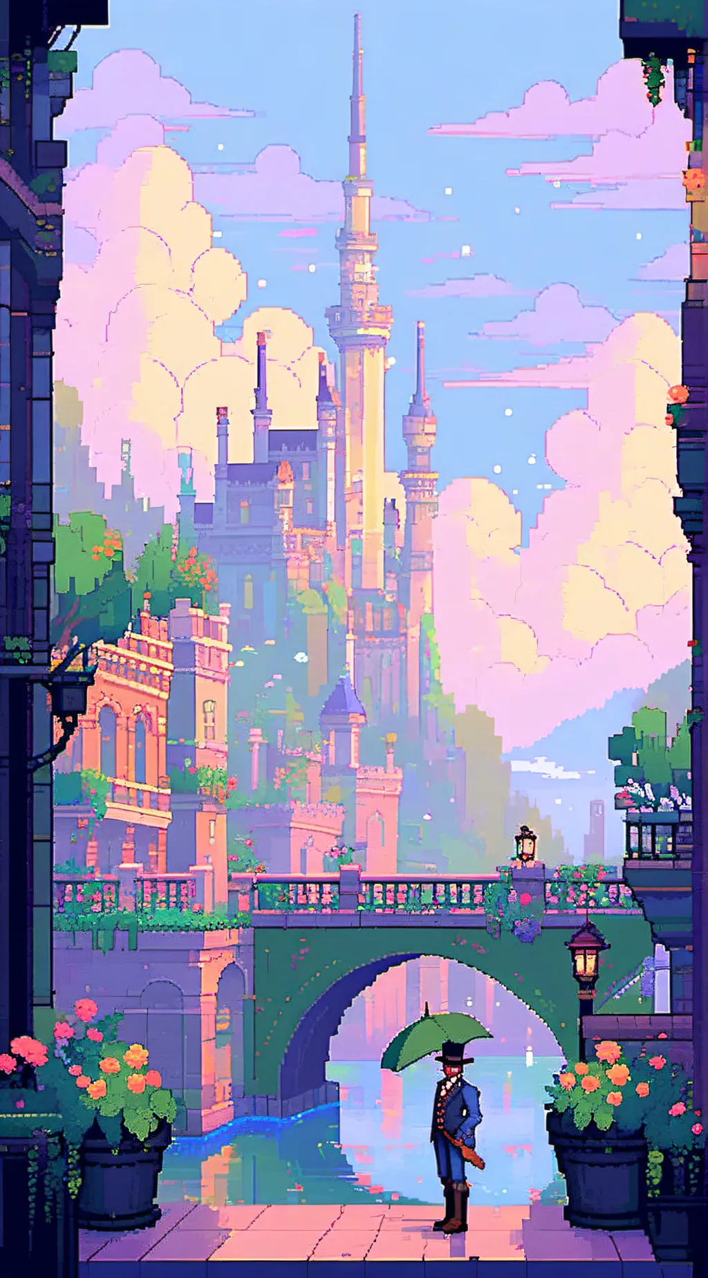 ai character: dandys world  background