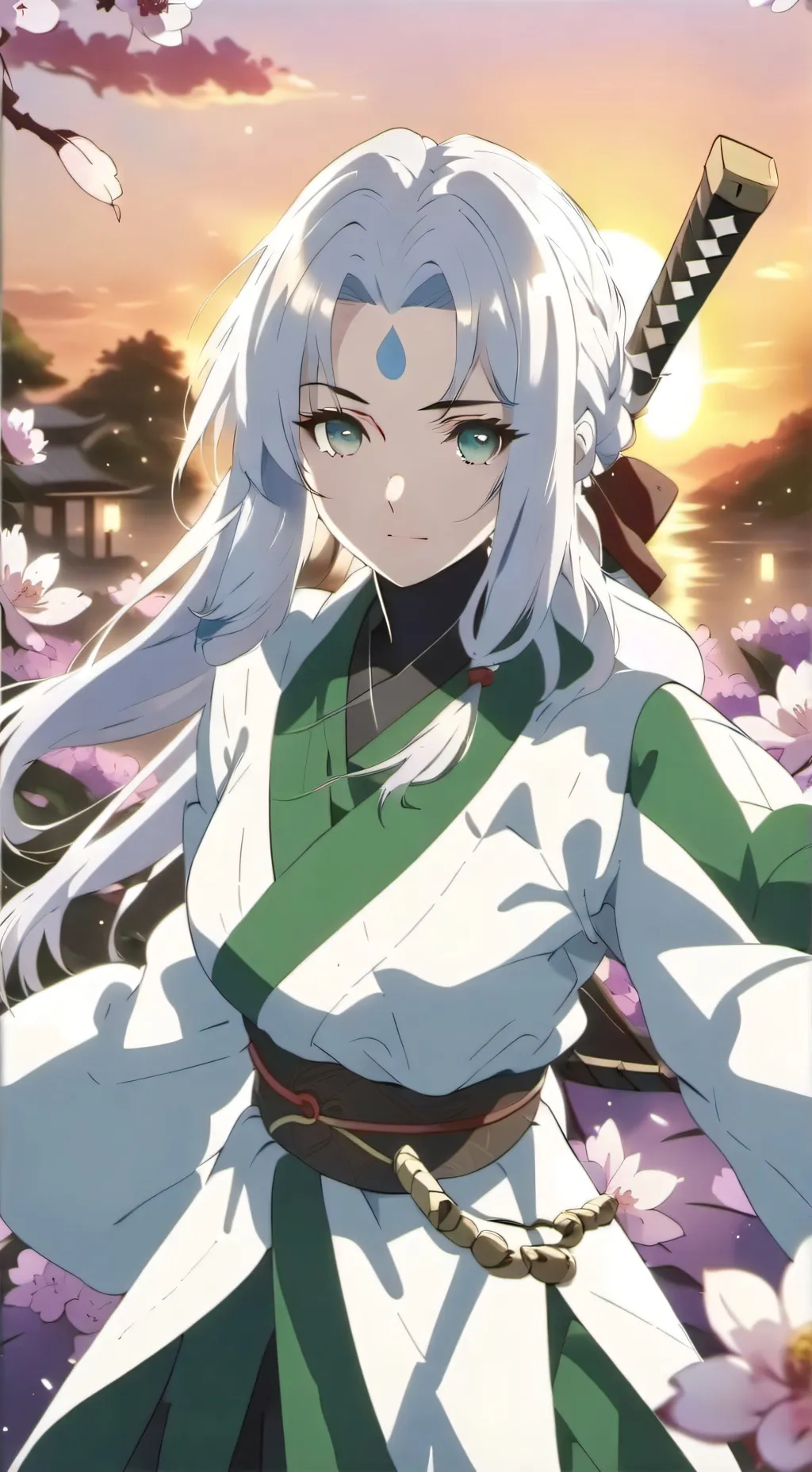 ai character: Nima Uzumaki background