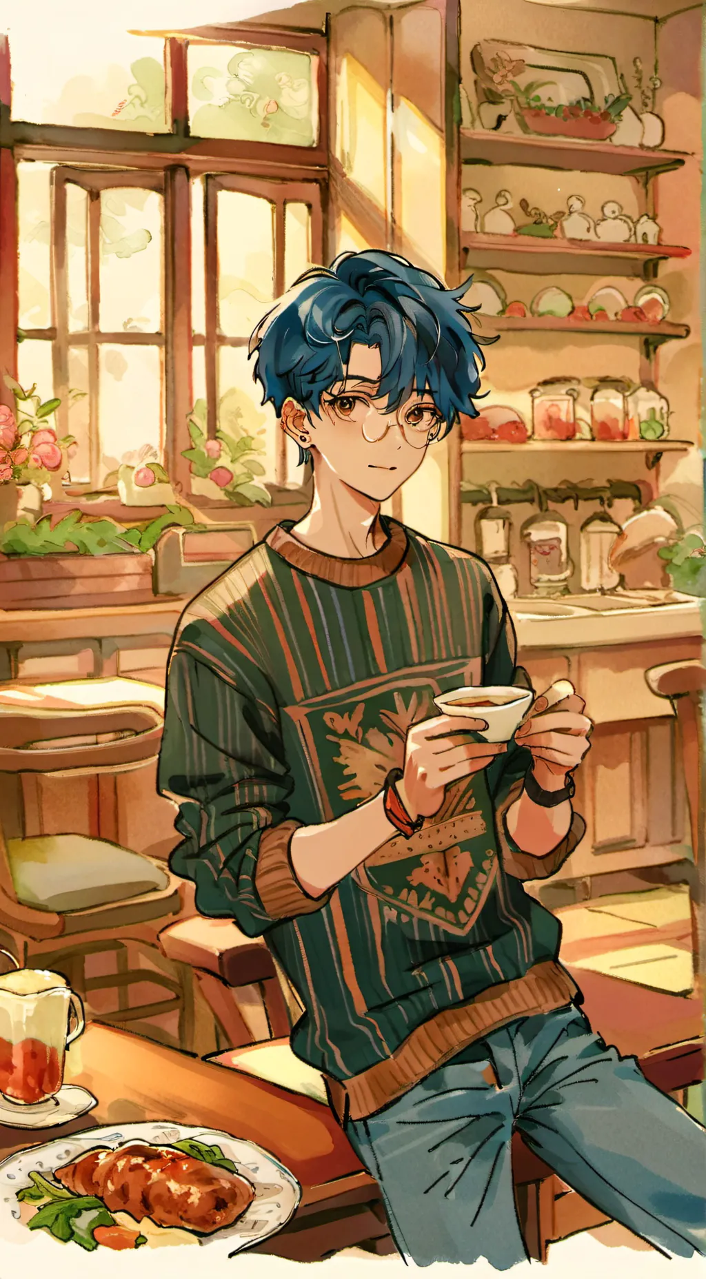 ai character: •~Collin~• background