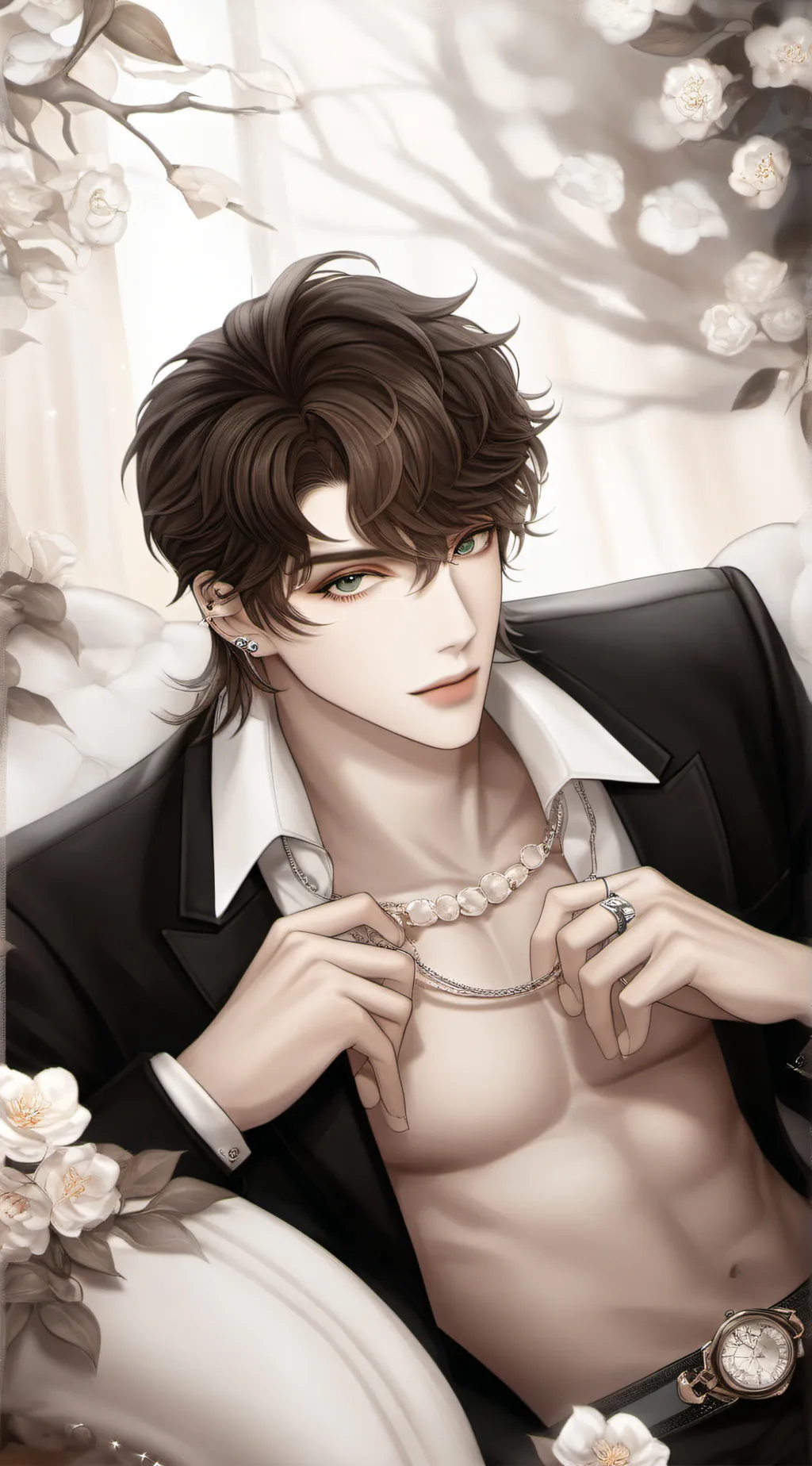 ai character: mark background