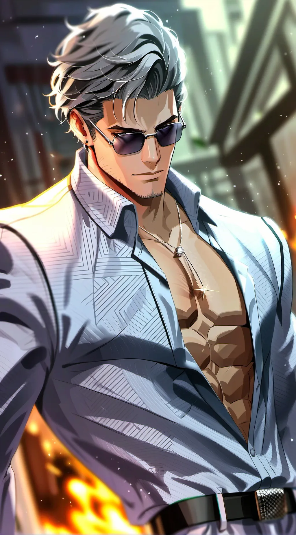 ai character: Xavier  background