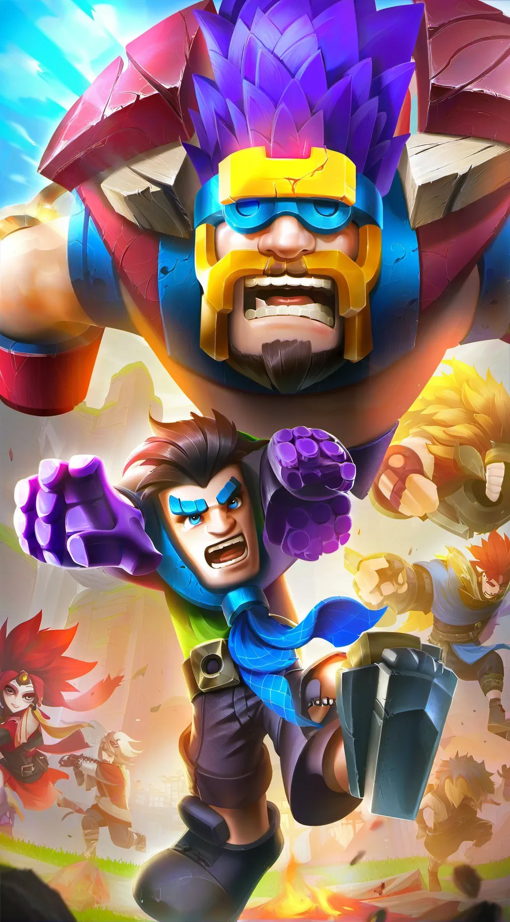 ai character: Teen titans  background