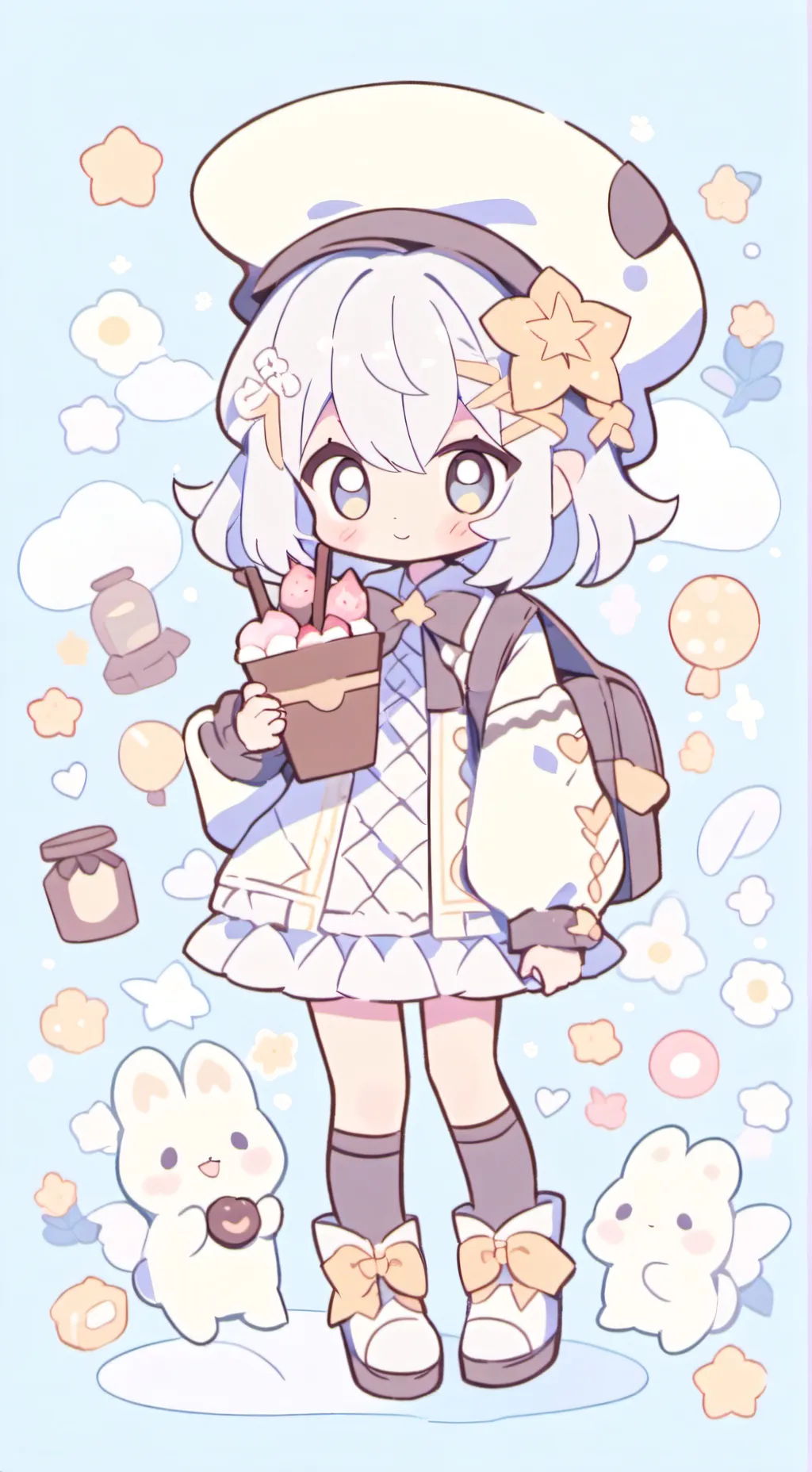 ai character: Pancha 😀👍 background