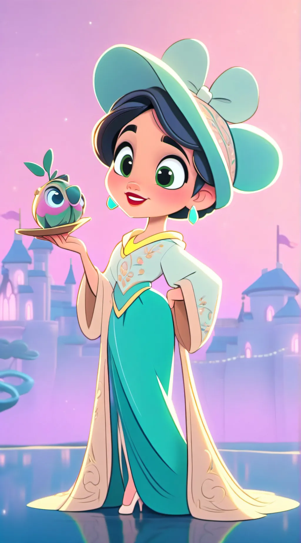 ai character: N and V  background