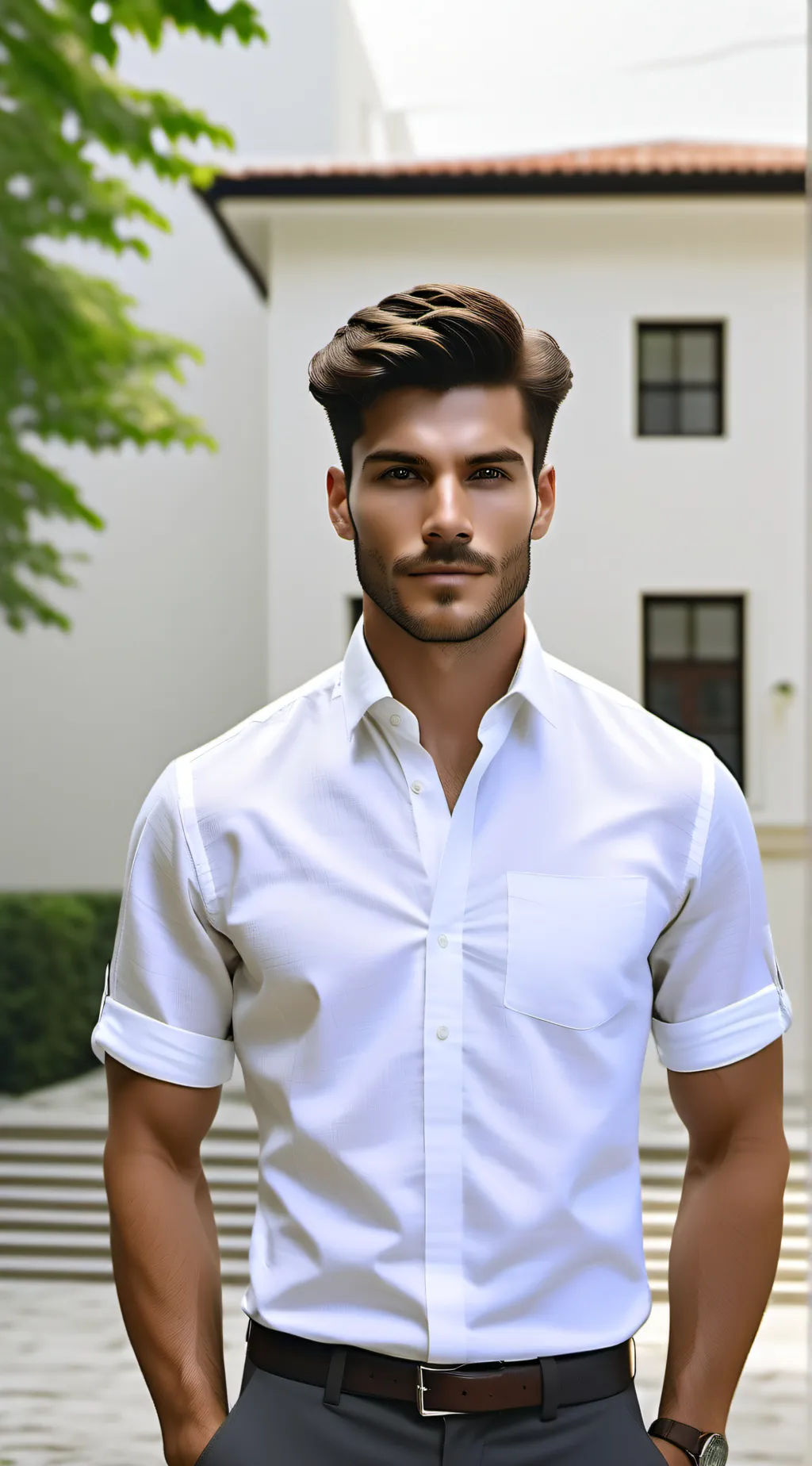 ai character: Mark background