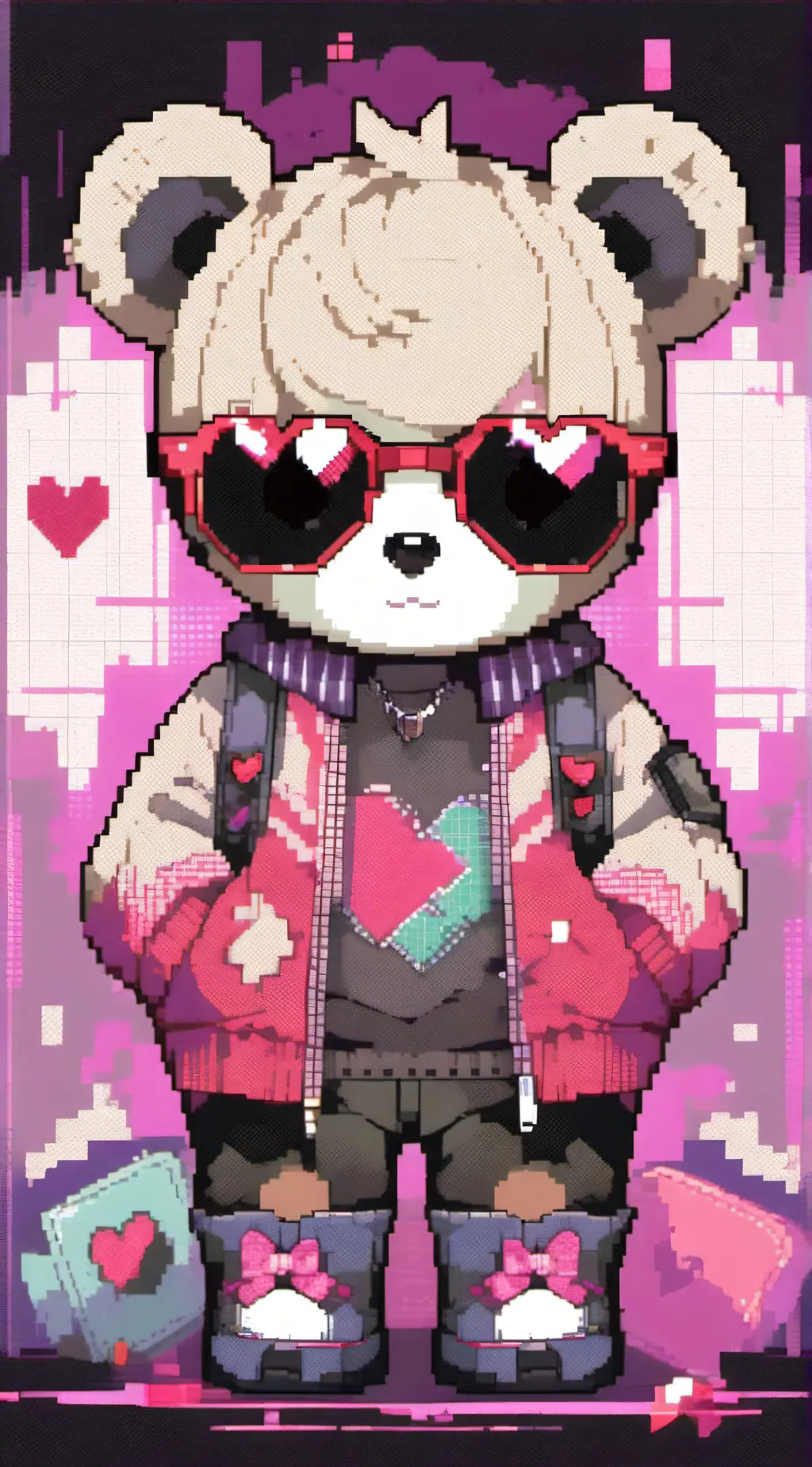 ai character: MHA voodoo dolls background