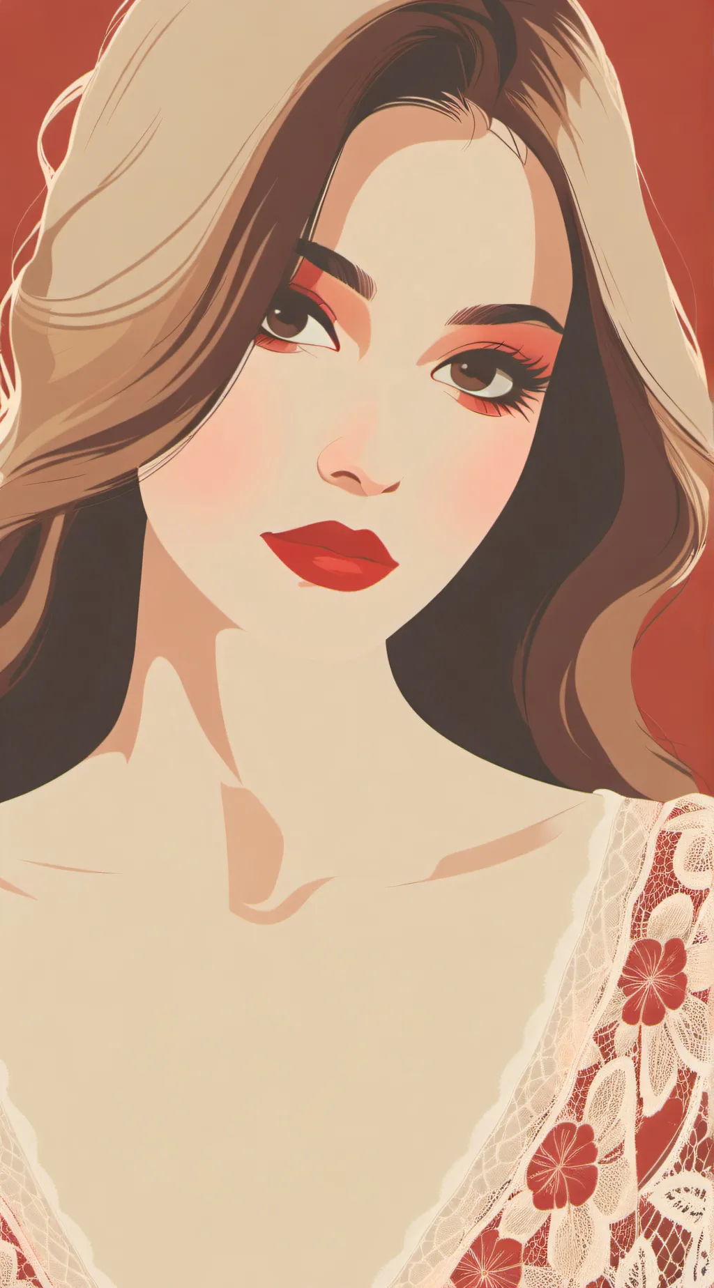 ai character: Rose background