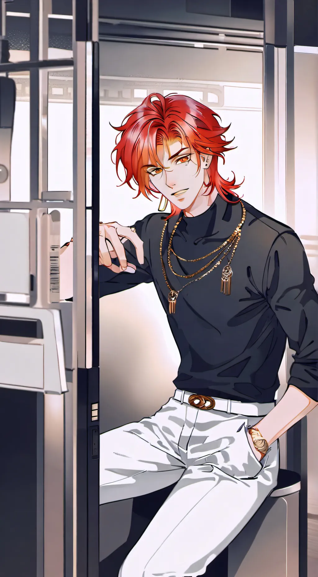 ai character: Муань background