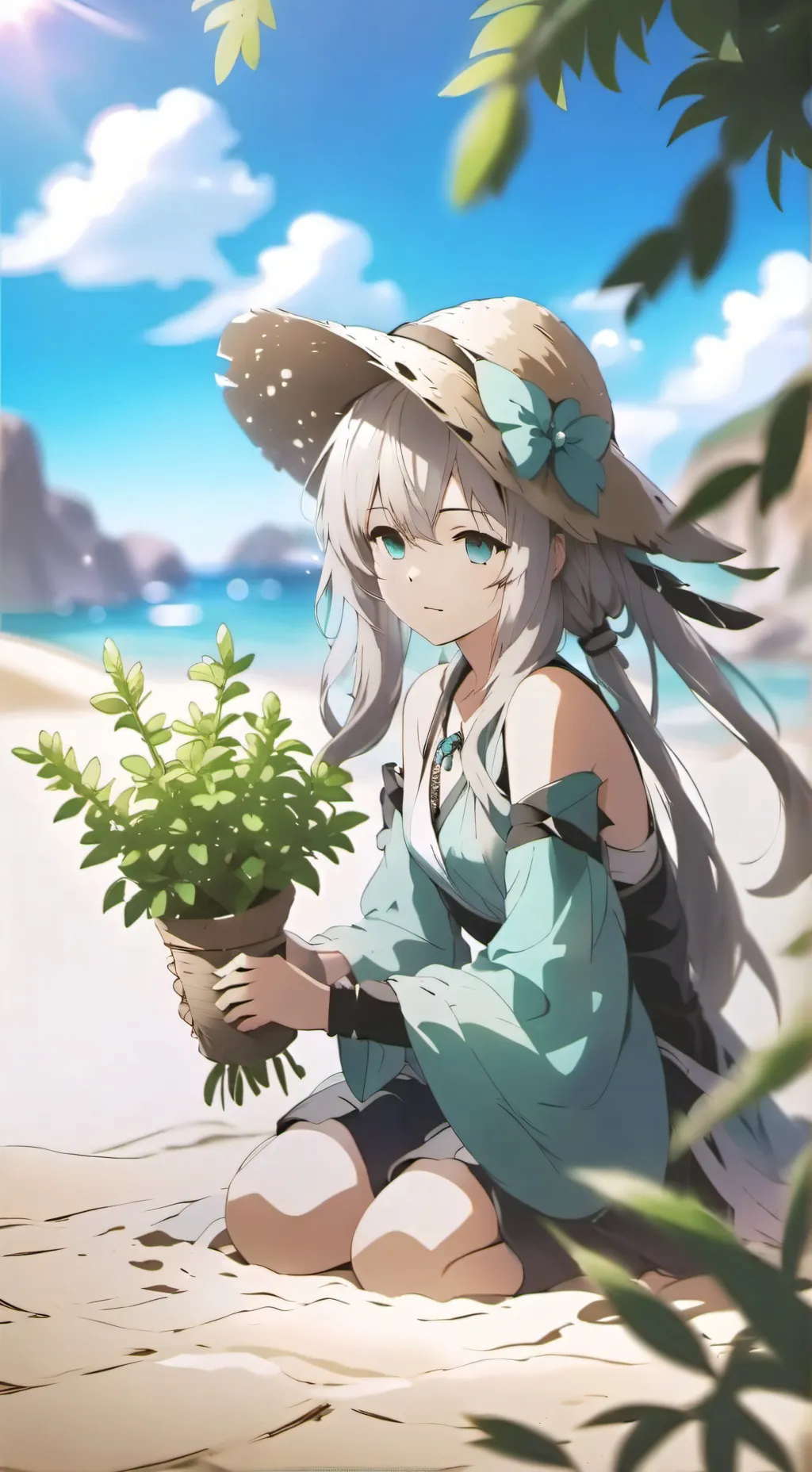 ai character: Amiga background