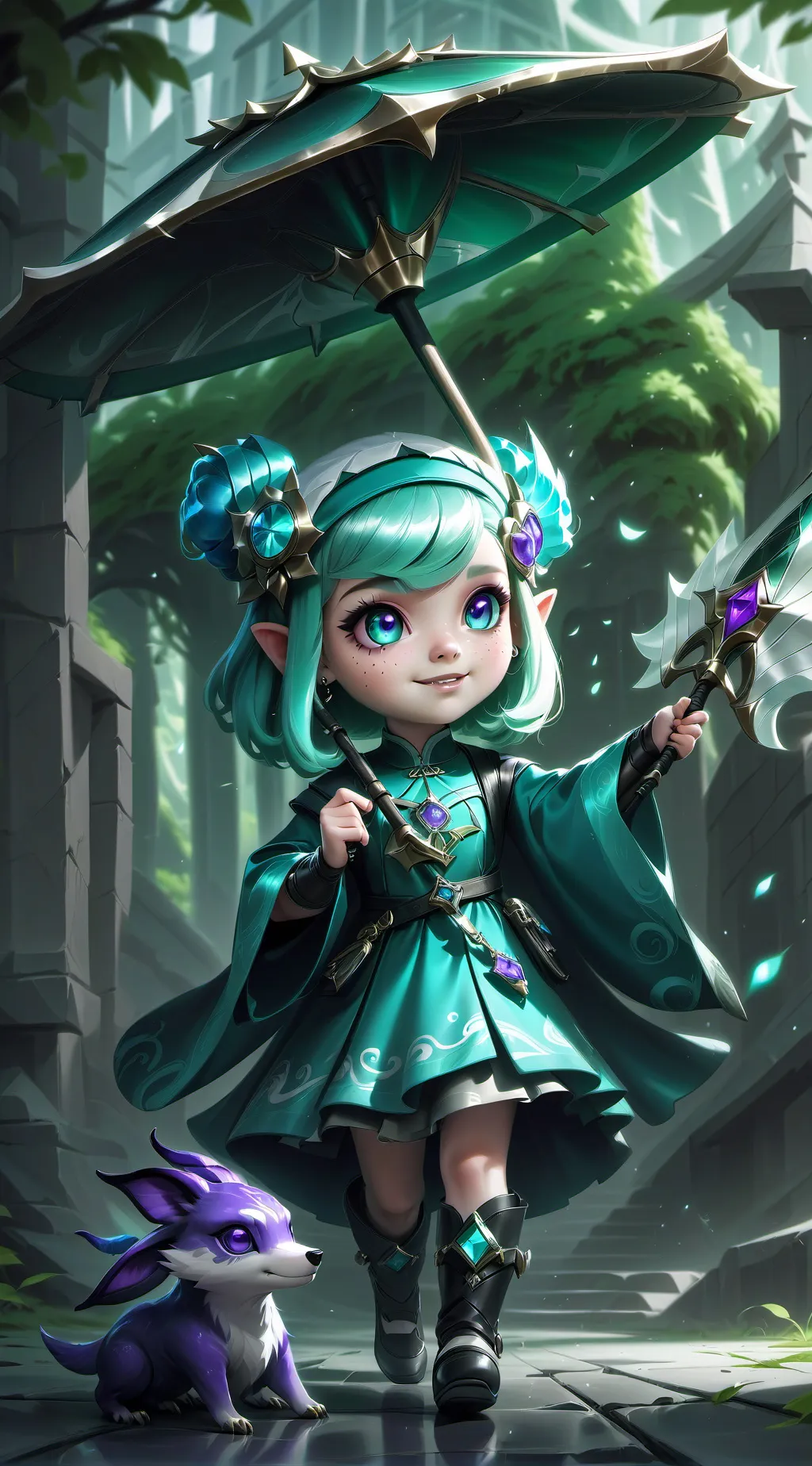 ai character: Mha Sister background