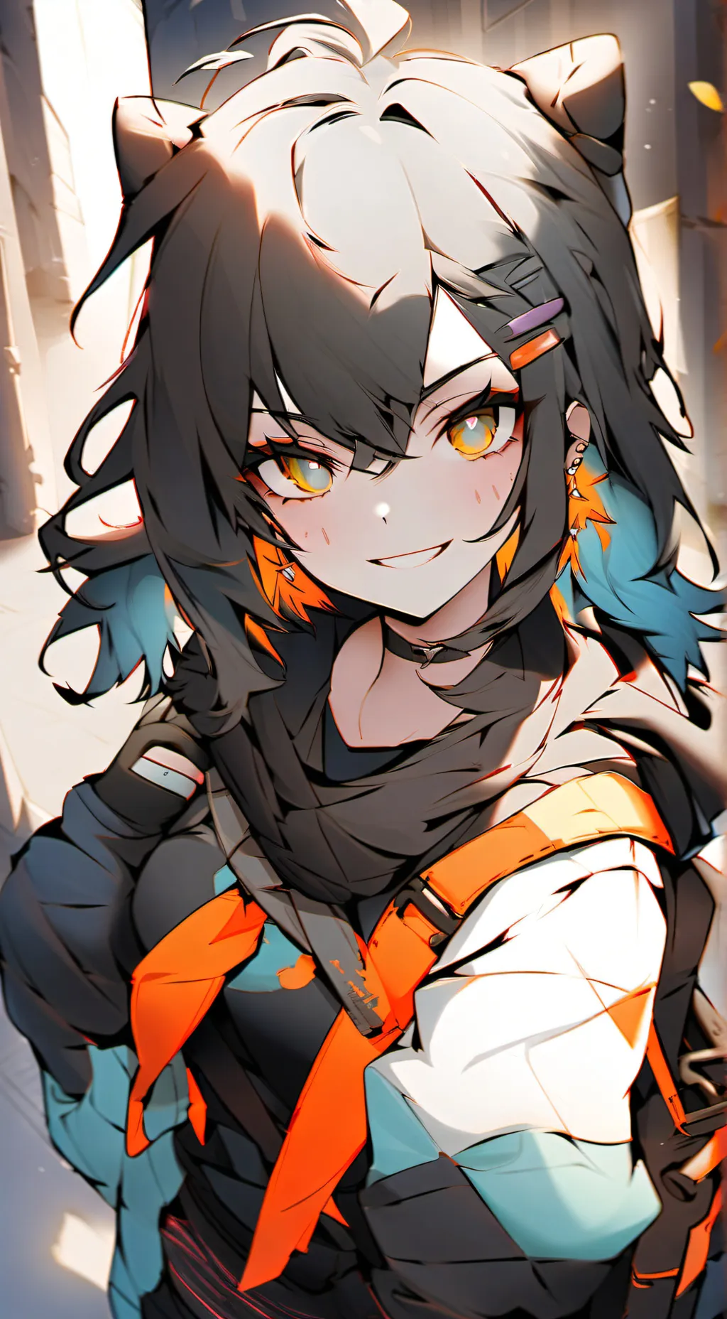 ai character: luna  background