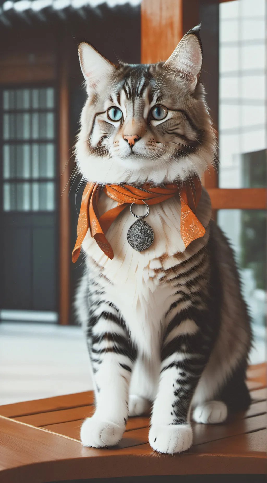 ai character: Badest kitty ever background