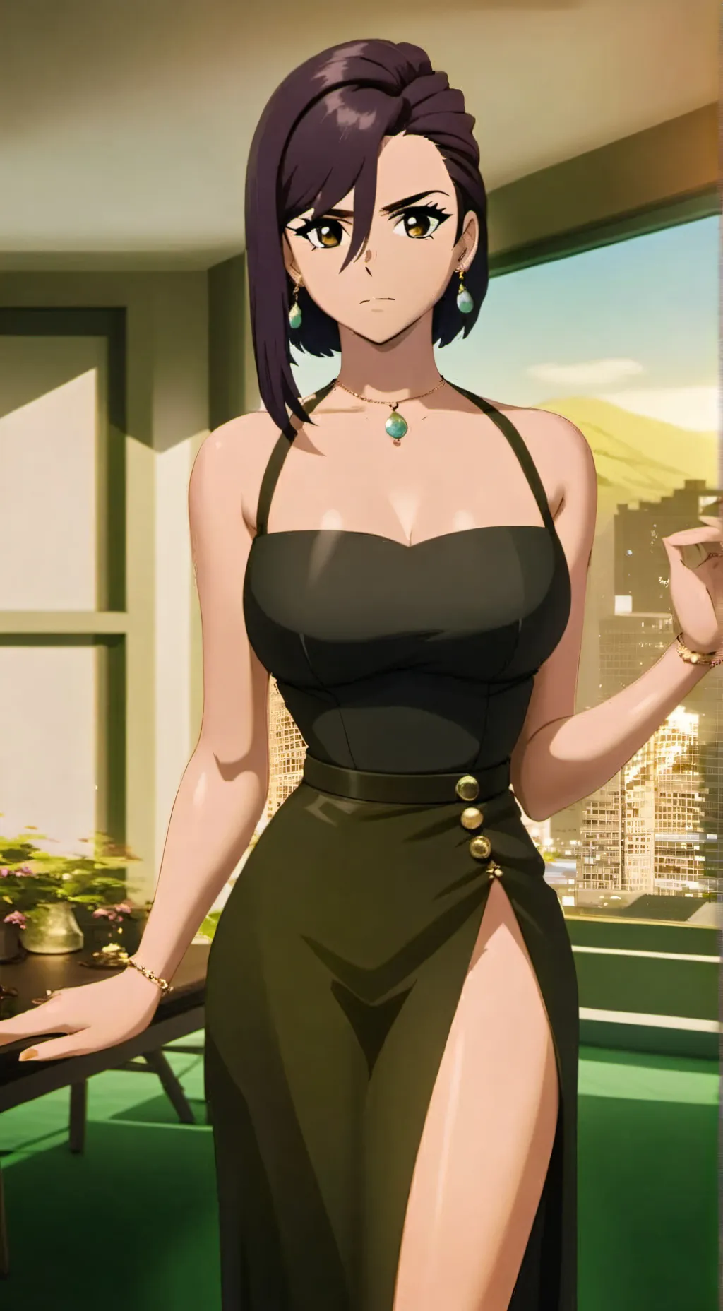 ai character: Ayame background