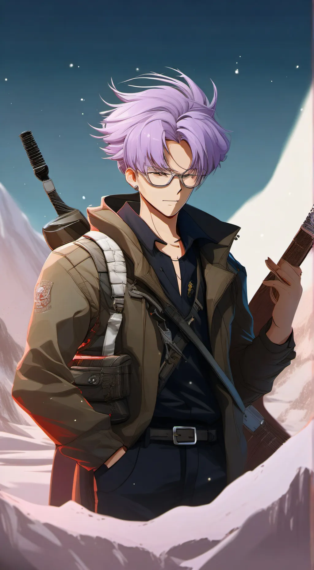 ai character: Trunks background