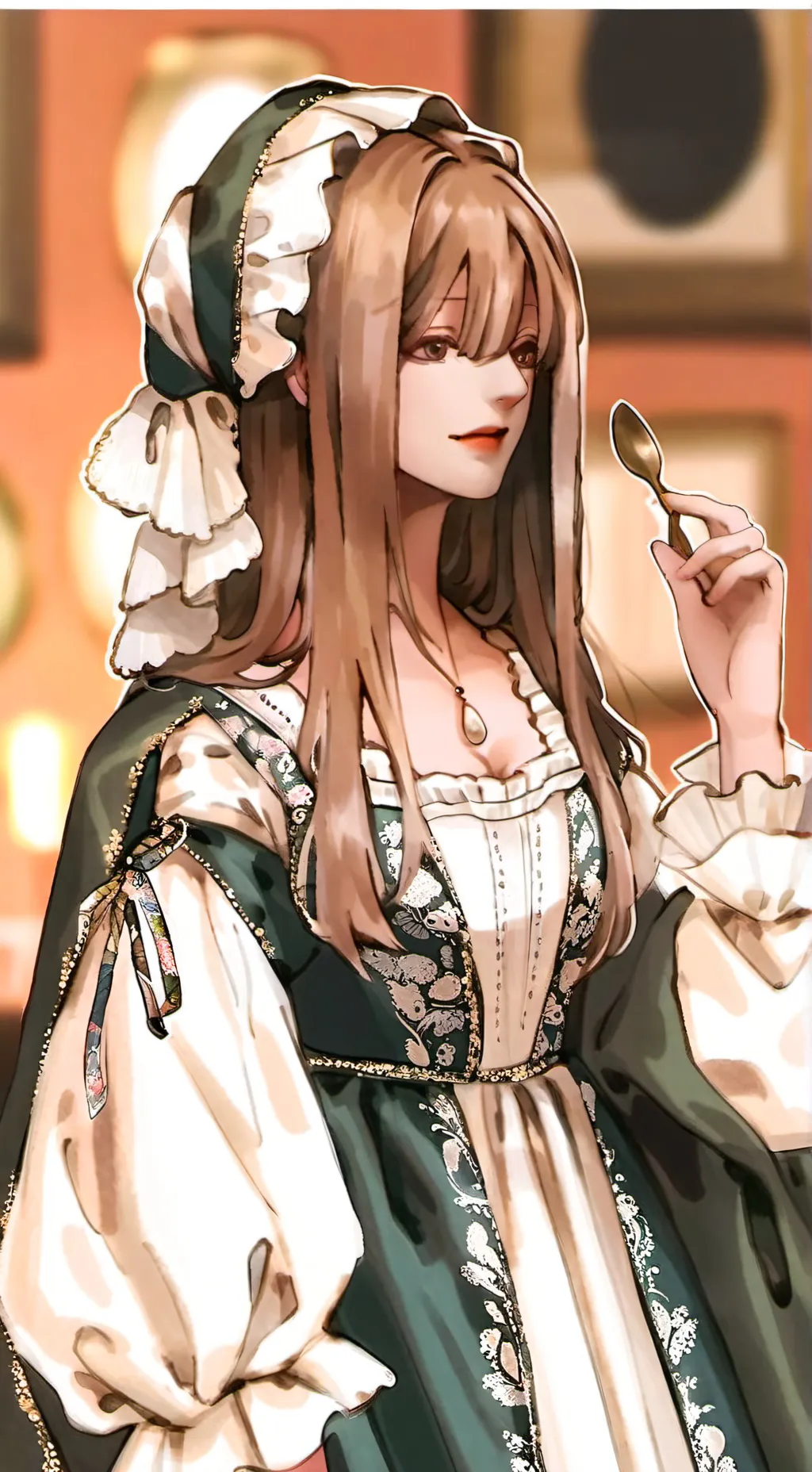 ai character: Amaria Rose 🥀 background