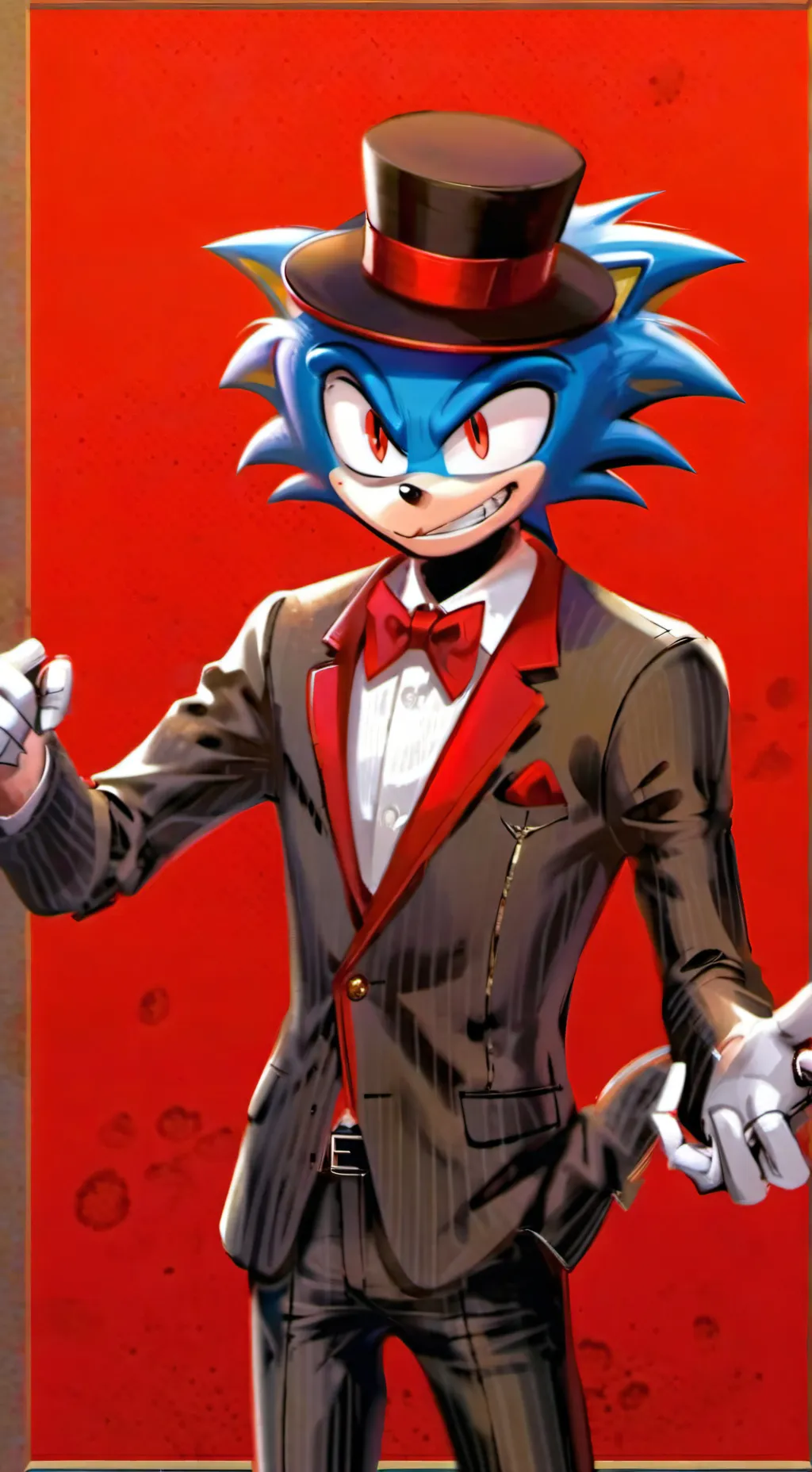 ai character: VOX💙💢💢 background