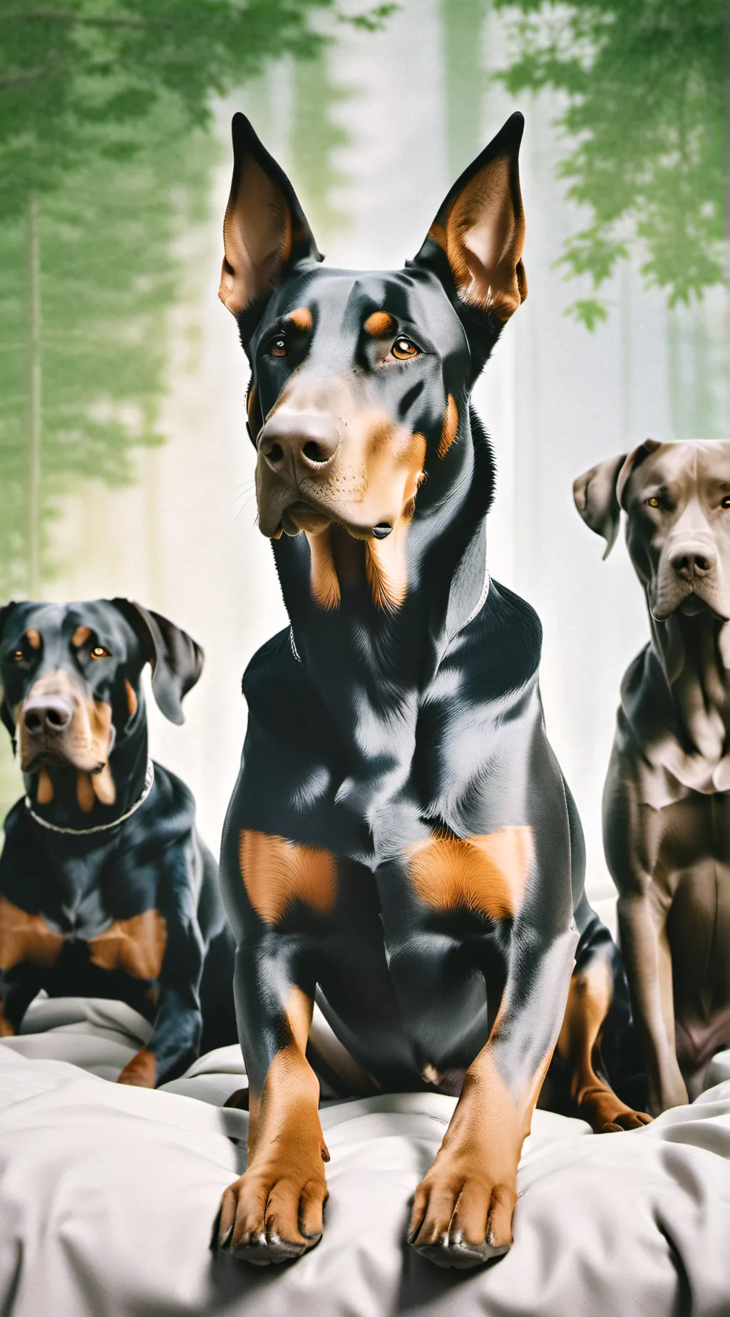 ai character: Guard dogs background