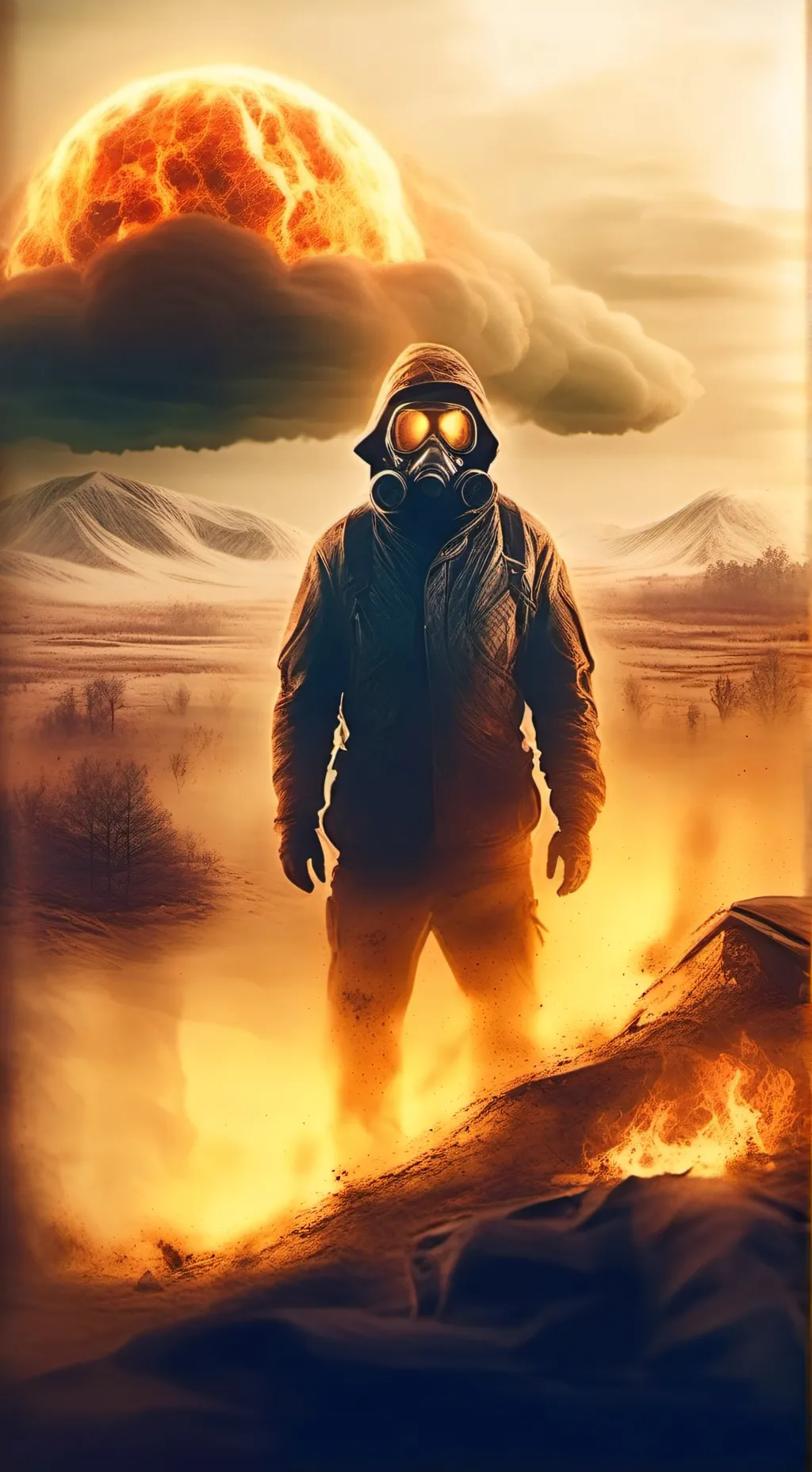 ai character: Steel Wolf background