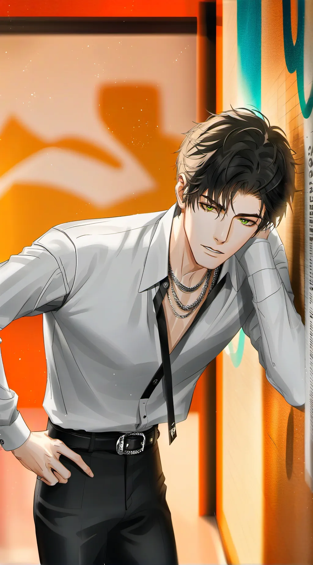 ai character: Fashion Police Par background