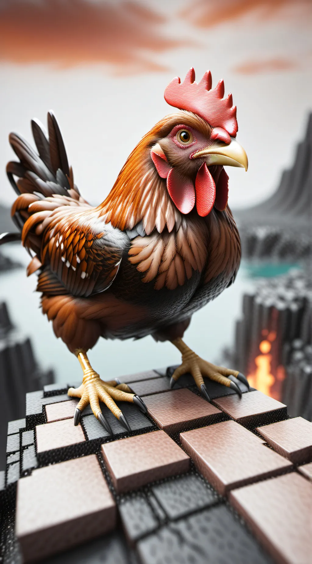 ai character: Chicken background