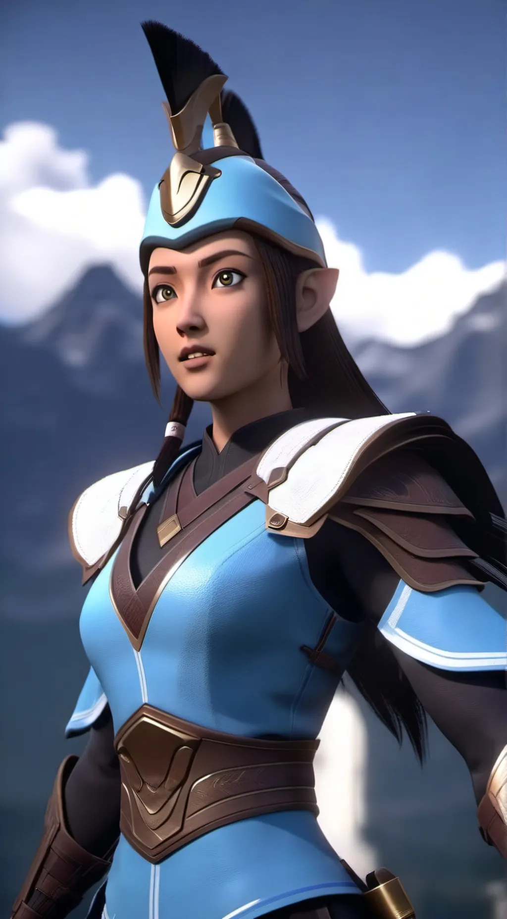 ai character: HARU  background