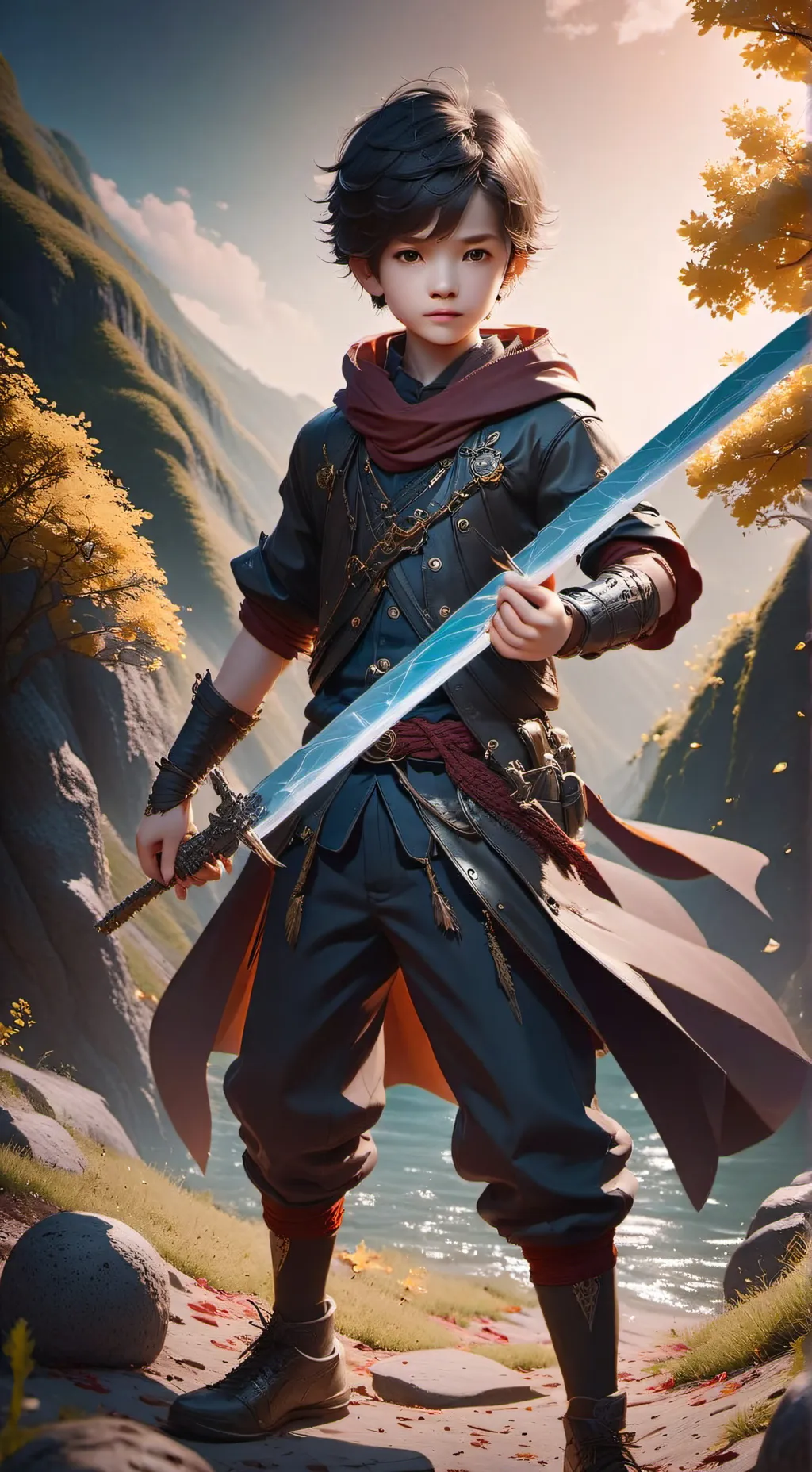 ai character: Nick the fighter  background