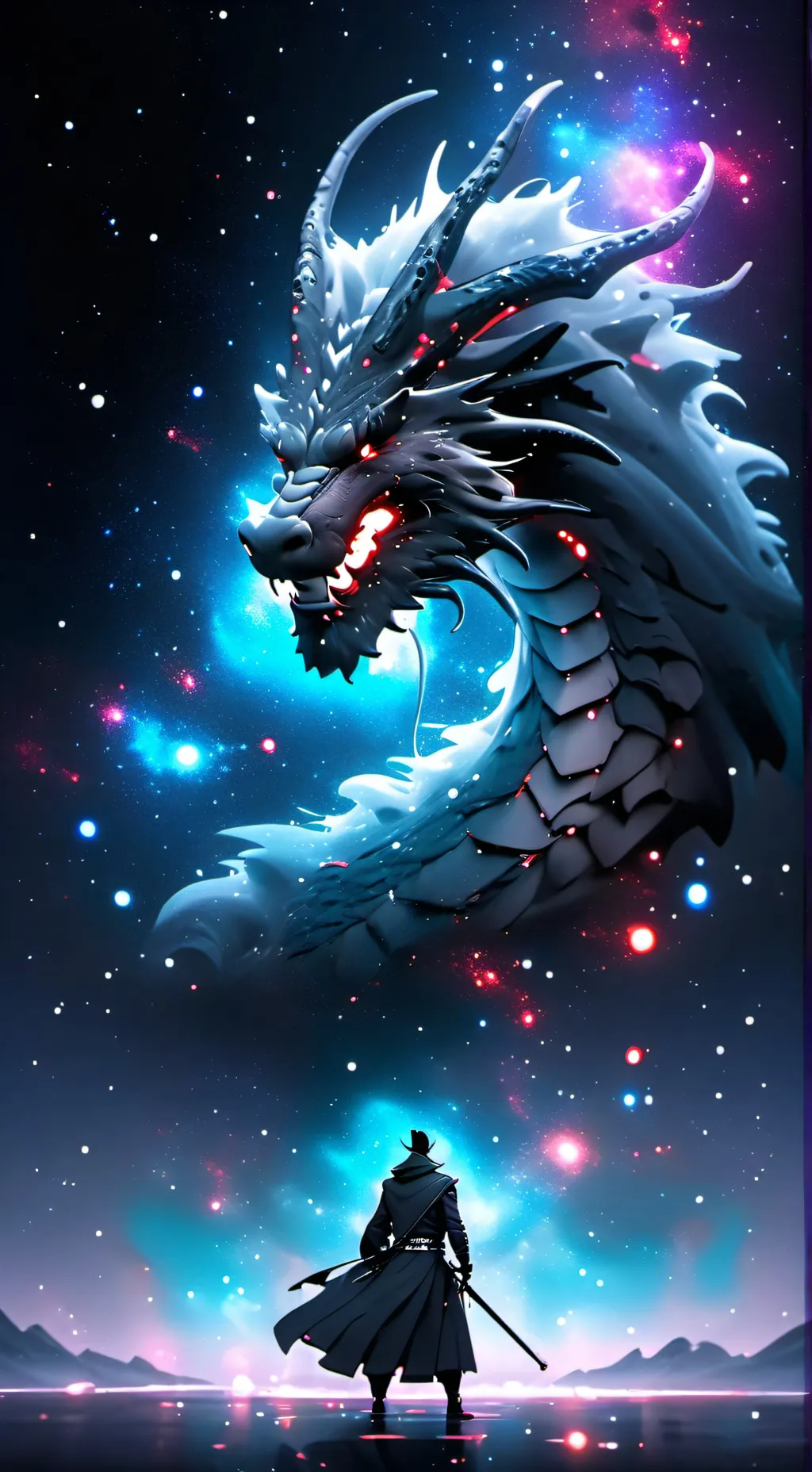 ai character: 🌠Galaxio🌌 background