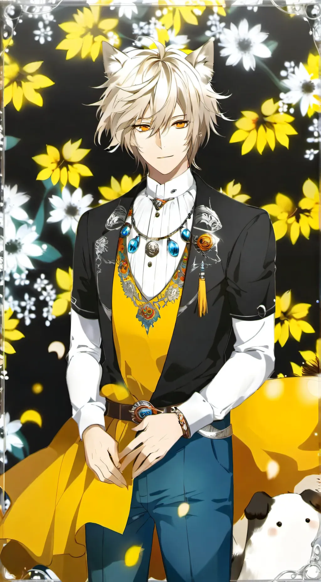 ai character: Mikecrack  background