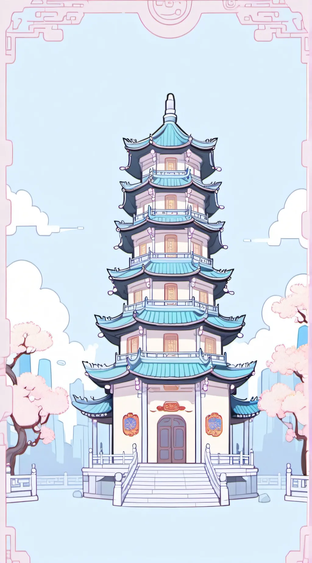 ai character: mha Chinese  background