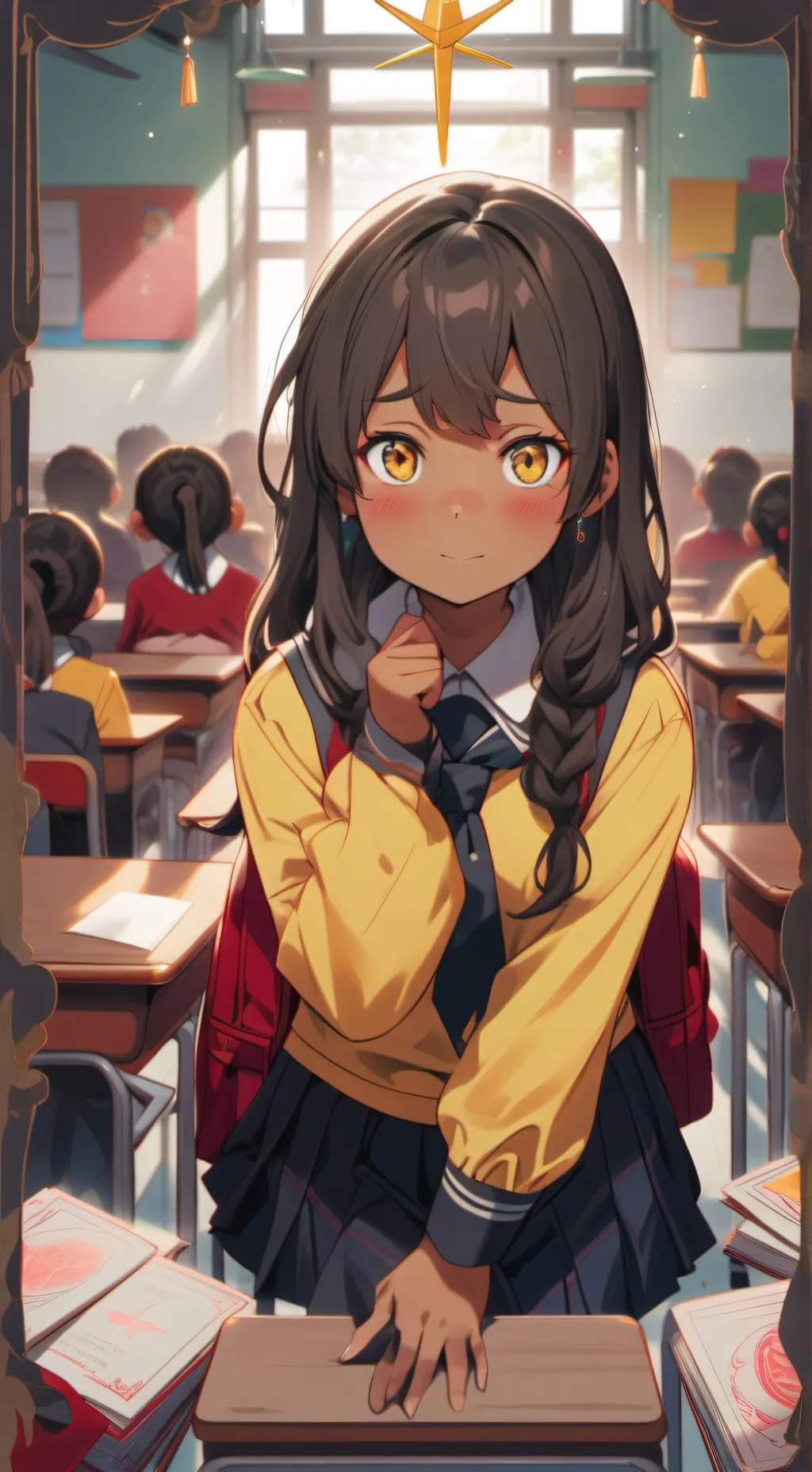 ai character: ja'net  background