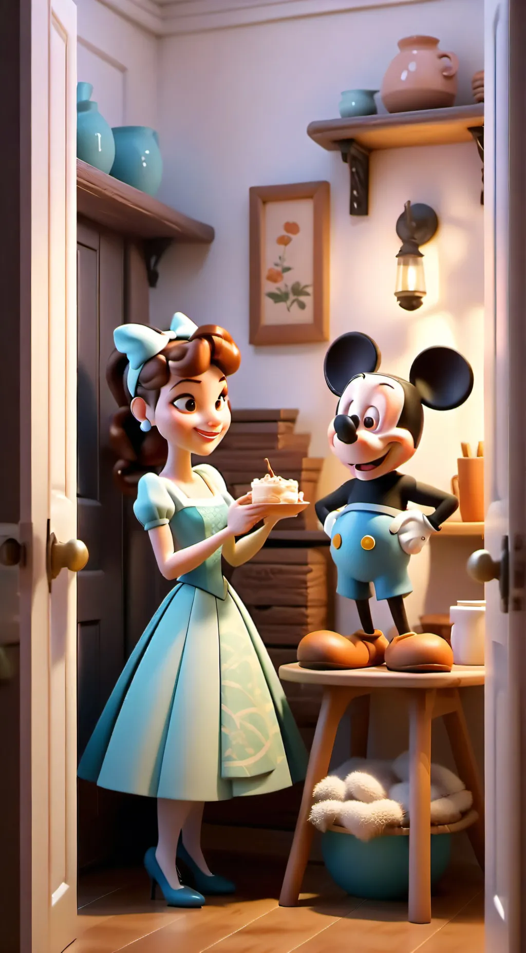 ai character: Johnny crew School background